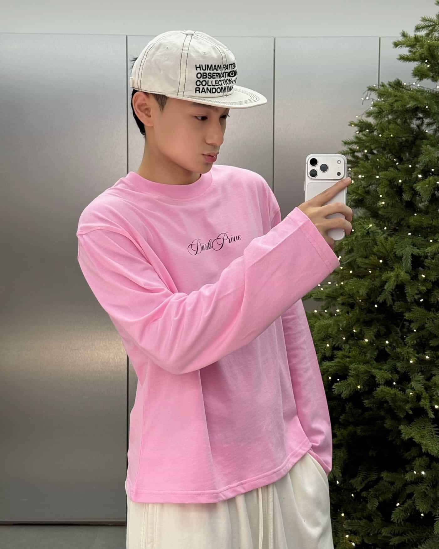 DVRK PRIVÉ GARDENIA UNION LONGSLEEVES TEE - PINK 9