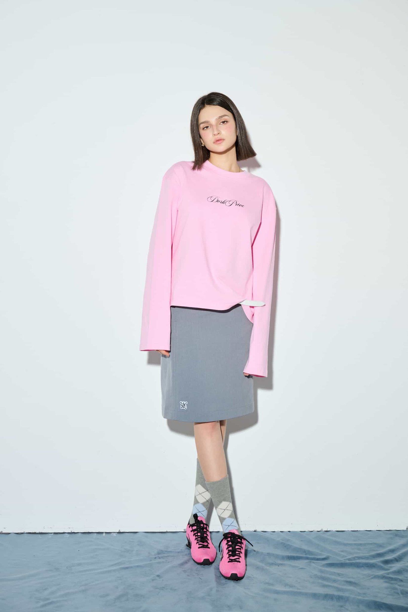 DVRK PRIVÉ GARDENIA UNION LONGSLEEVES TEE - PINK 4