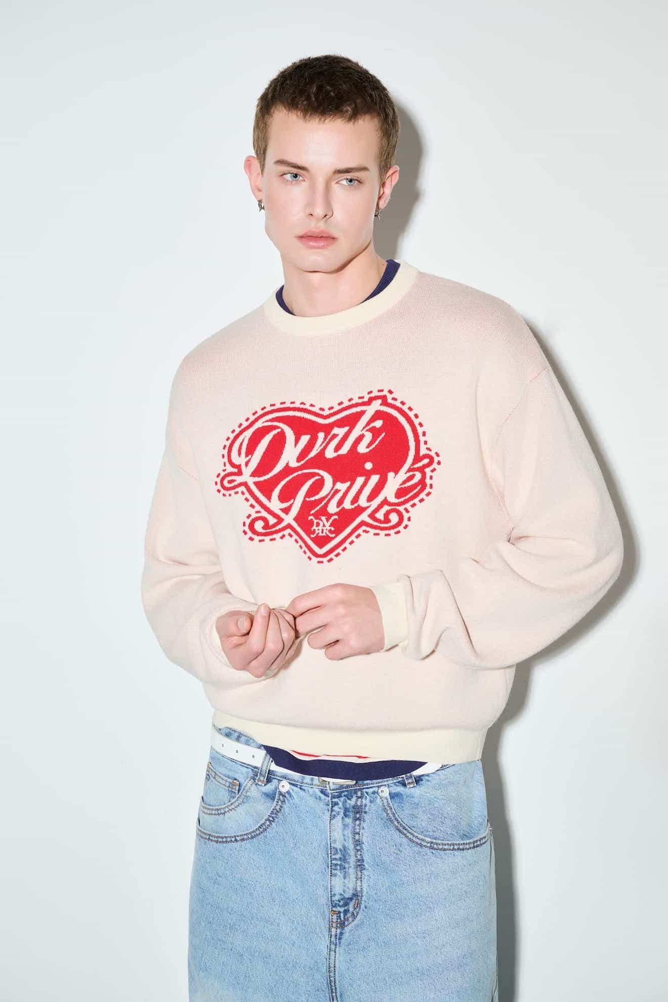 DVRK PRIVÉ LOVER KNIT SWEATER - PINK