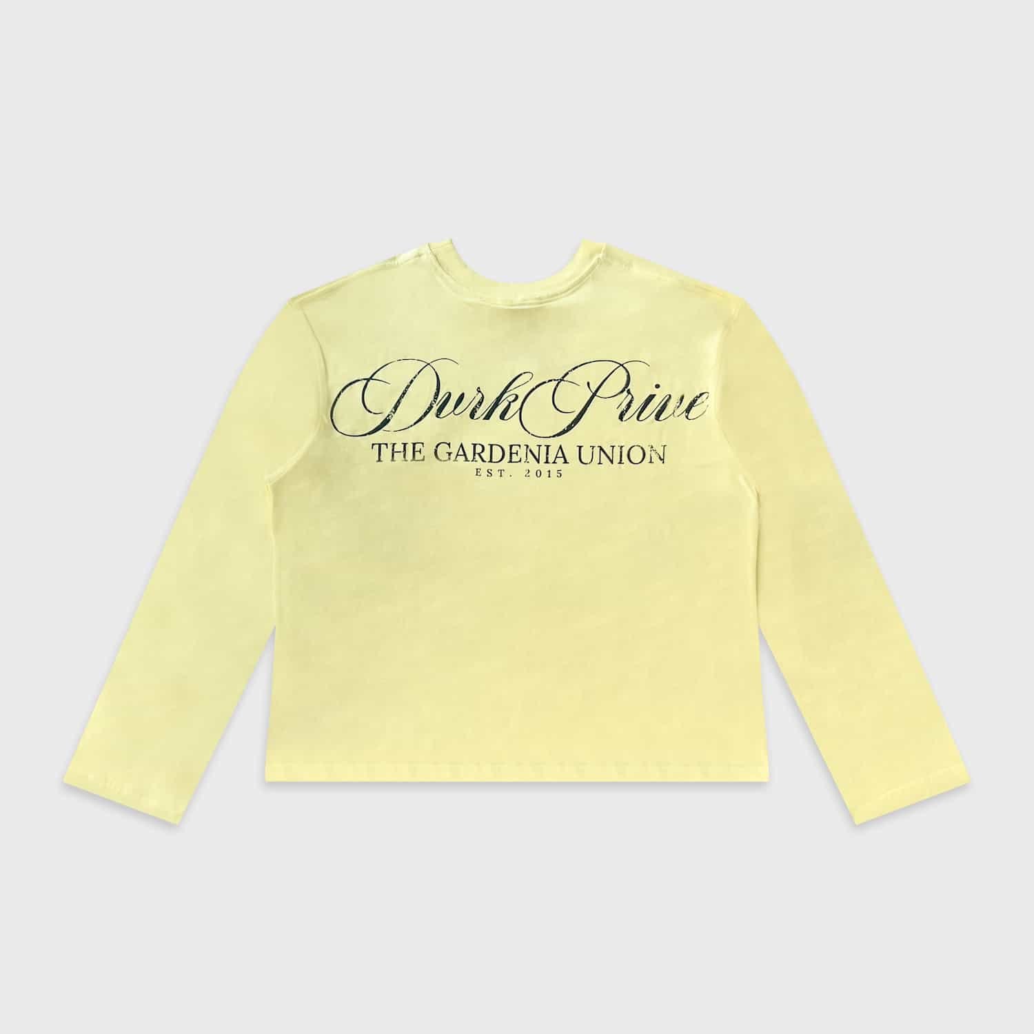 DVRK PRIVÉ GARDENIA UNION LONGSLEEVES TEE - YELLOW 4