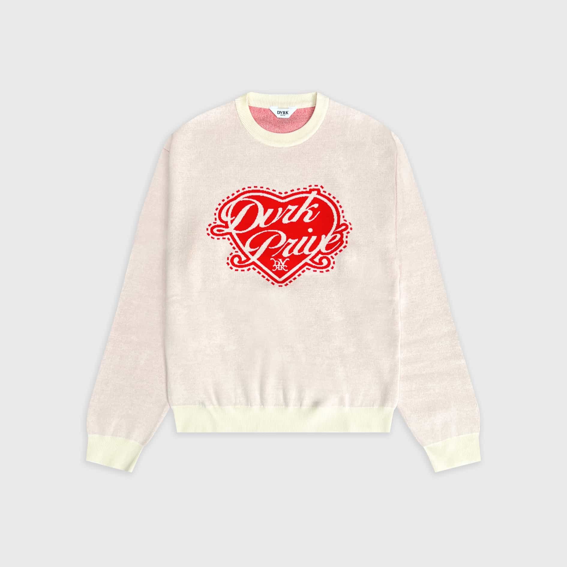 DVRK PRIVÉ LOVER KNIT SWEATER - PINK