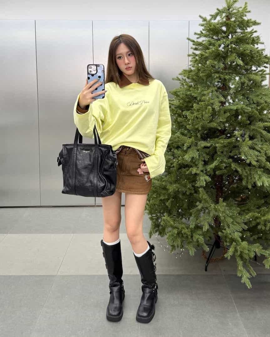 DVRK PRIVÉ GARDENIA UNION LONGSLEEVES TEE - YELLOW 7