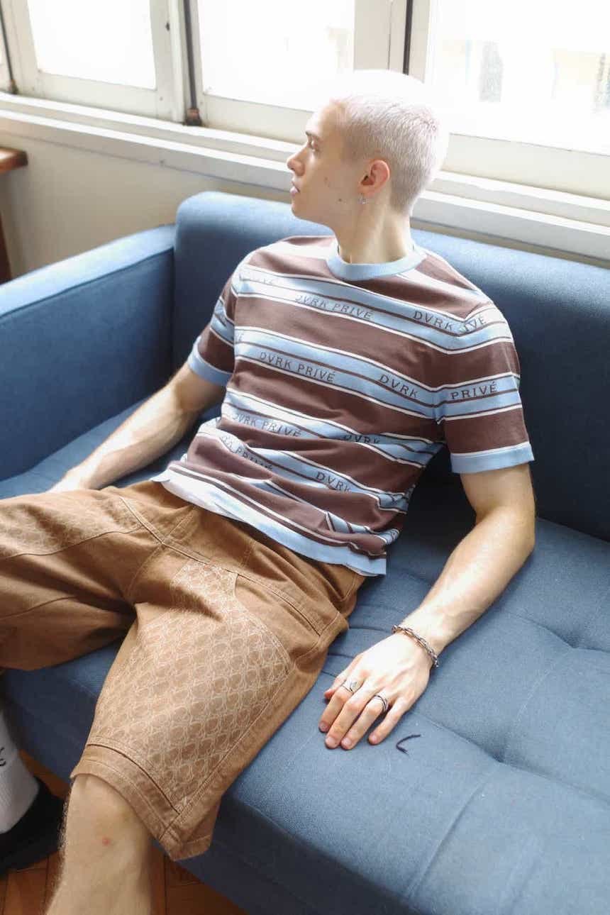 DVRK PRIVÉ DENIM JORT - BROWN 7