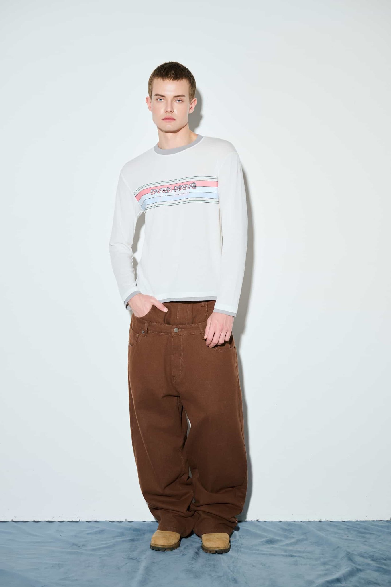 DVRK PRIVÉ MULTISTRIPE LONGSLEEVES TEE - WHITE 5