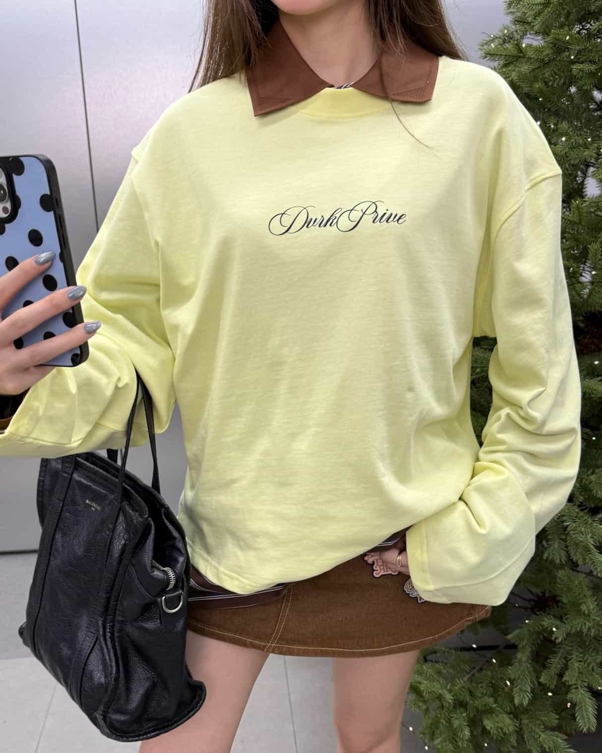 DVRK PRIVÉ GARDENIA UNION LONGSLEEVES TEE - YELLOW 5