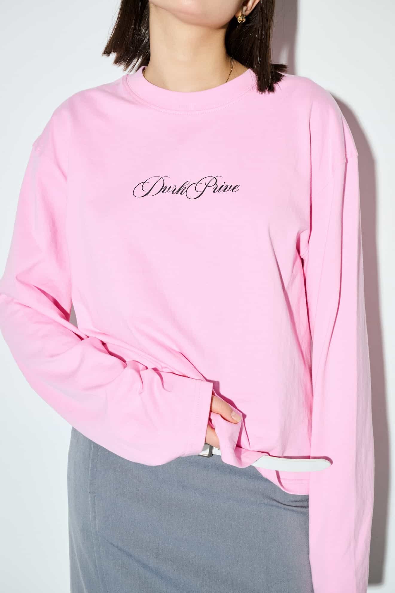 DVRK PRIVÉ GARDENIA UNION LONGSLEEVES TEE - PINK 11
