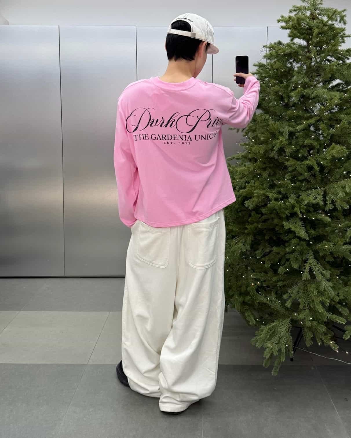 DVRK PRIVÉ GARDENIA UNION LONGSLEEVES TEE - PINK 11
