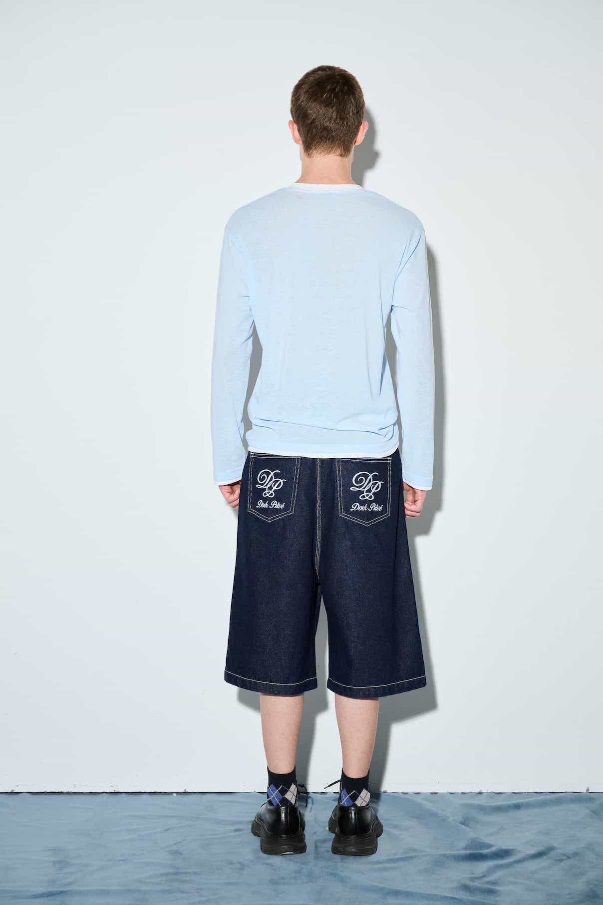 DVRK PRIVÉ MULTISTRIPE LONGSLEEVES TEE - LIGHT BLUE