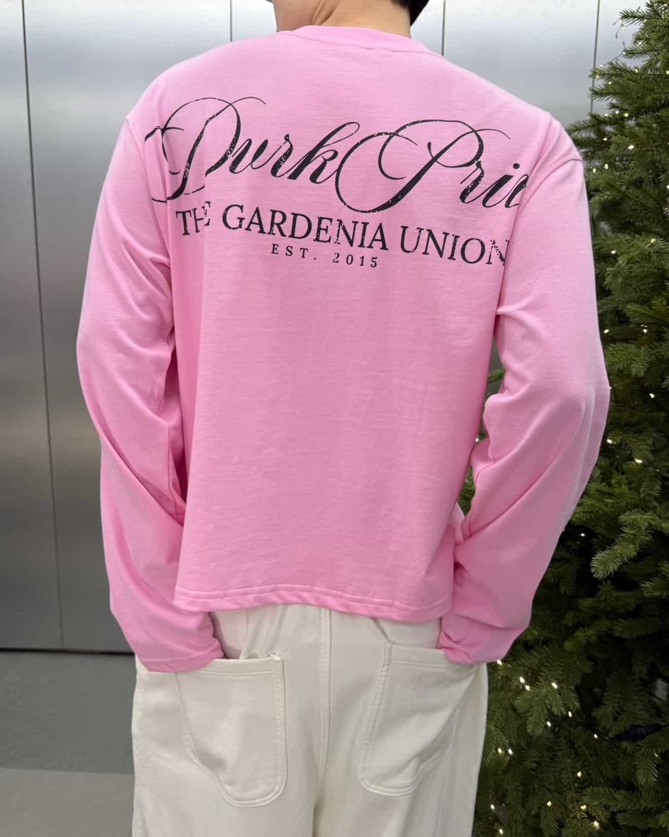 DVRK PRIVÉ GARDENIA UNION LONGSLEEVES TEE - PINK 13