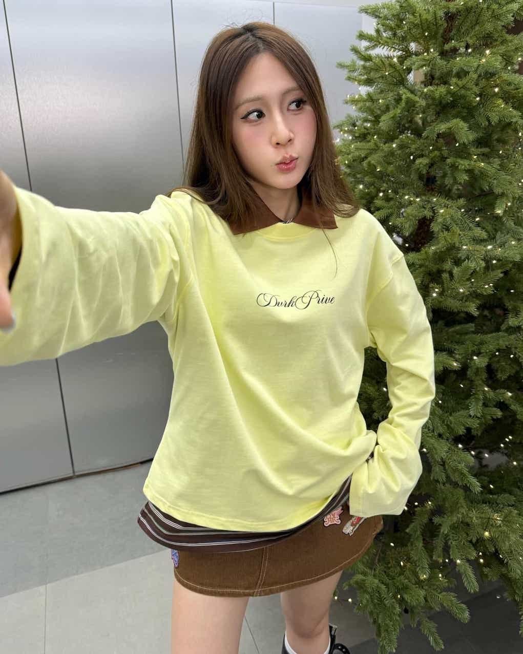 DVRK PRIVÉ GARDENIA UNION LONGSLEEVES TEE - YELLOW 6
