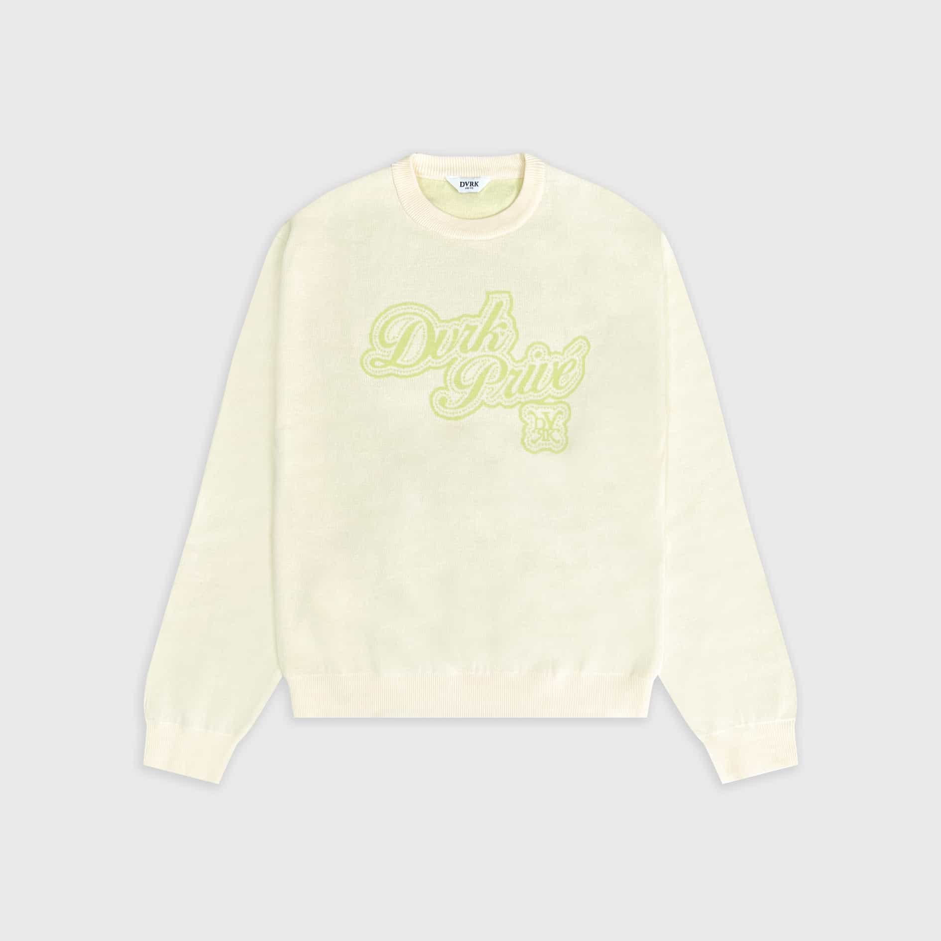 DVRK PRIVÉ LOGO KNIT SWEATER- MINT