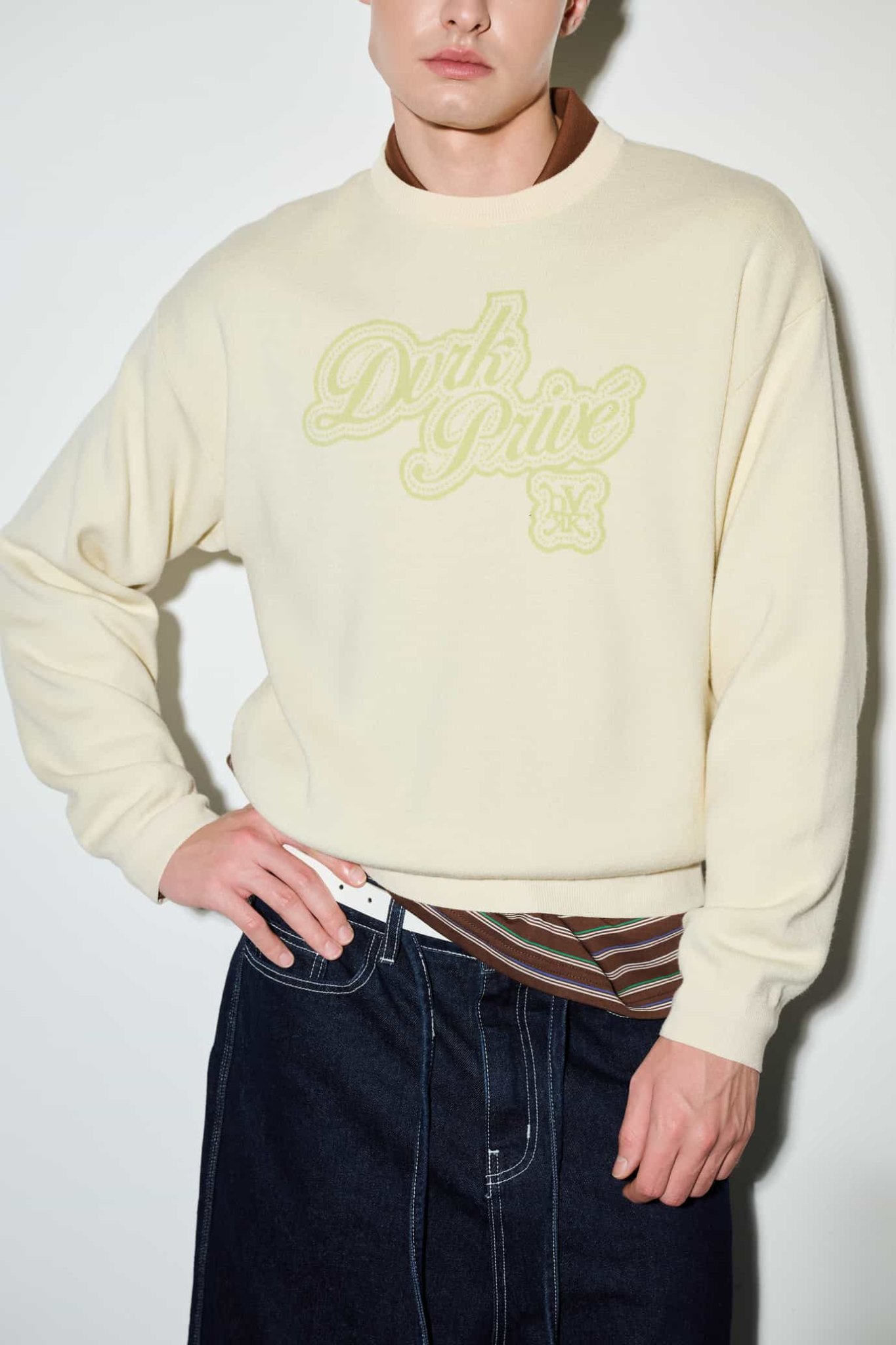 DVRK PRIVÉ LOGO KNIT SWEATER- MINT 8