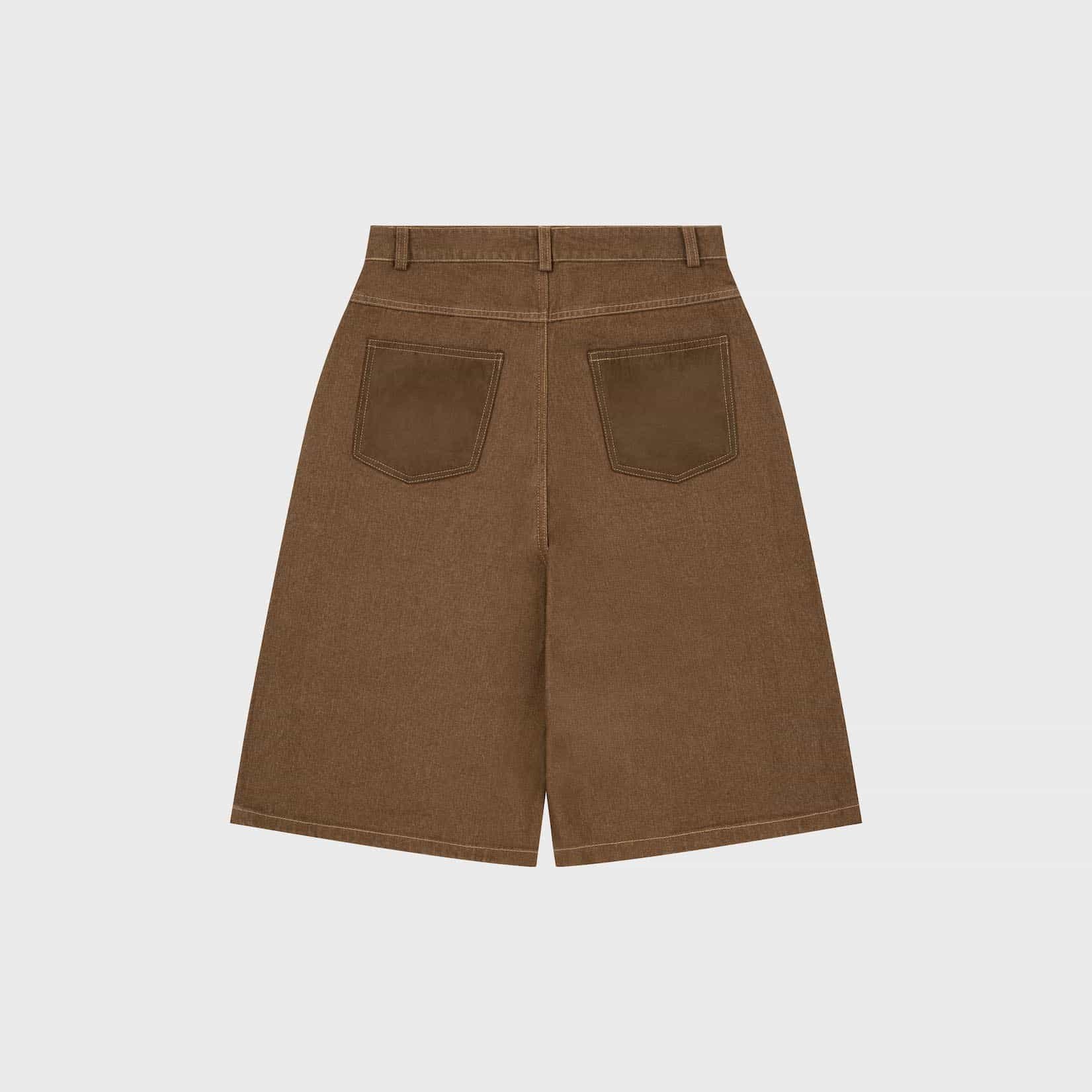 DVRK PRIVÉ DENIM JORT PATCH - BROWN 4