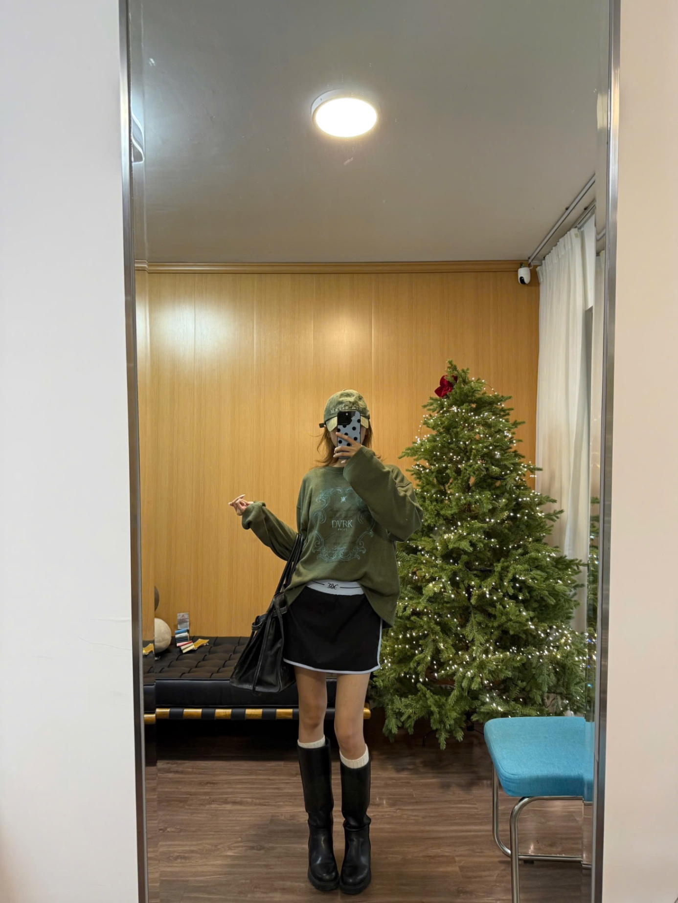 DVRK PRIVÉ ORNATE FRAME KNIT LONGSLEEVE - GREEN 2