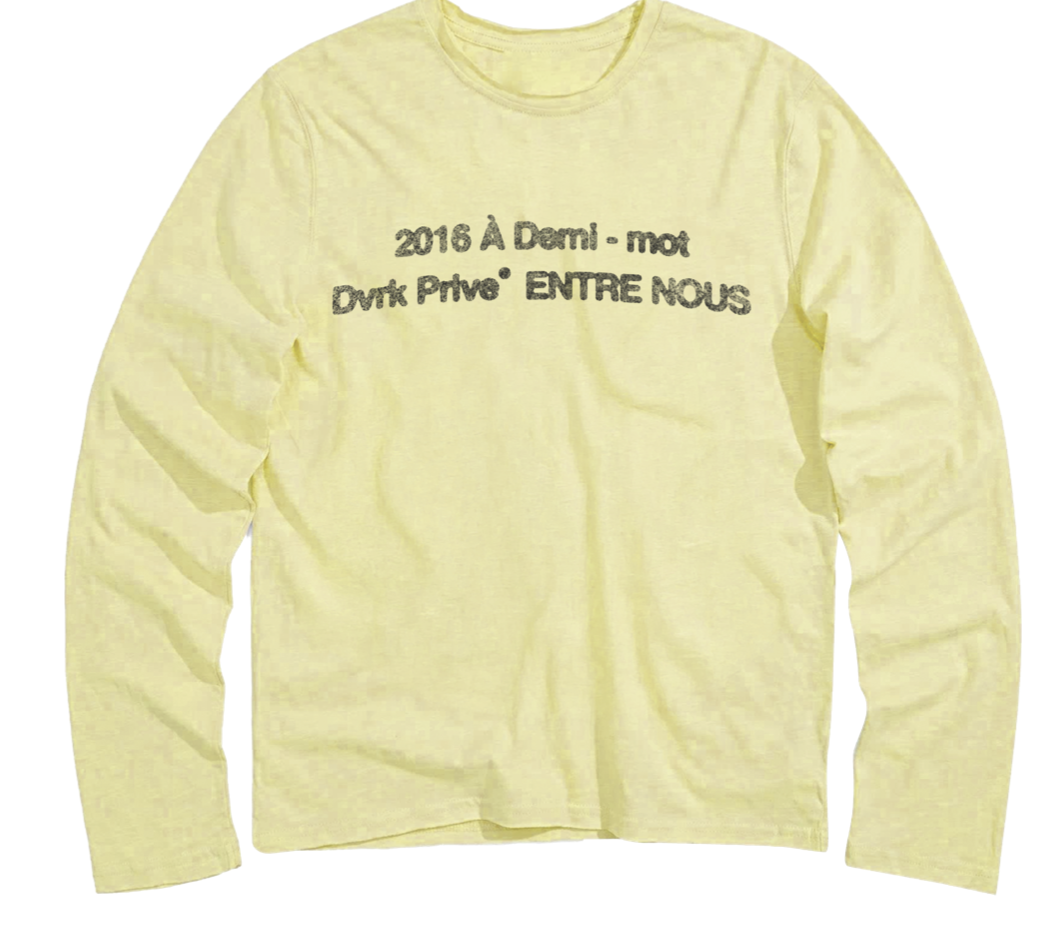À-DEMI LONGSLEEVES - YELLOW - S 1