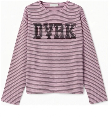 CAMPUS STRIPE LONGSLEEVES - PINK - L 1
