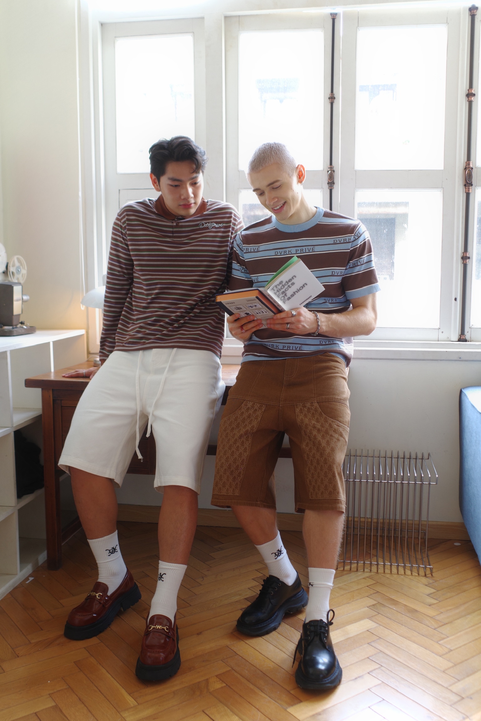 DVRK PRIVÉ DENIM JORT - BROWN 6