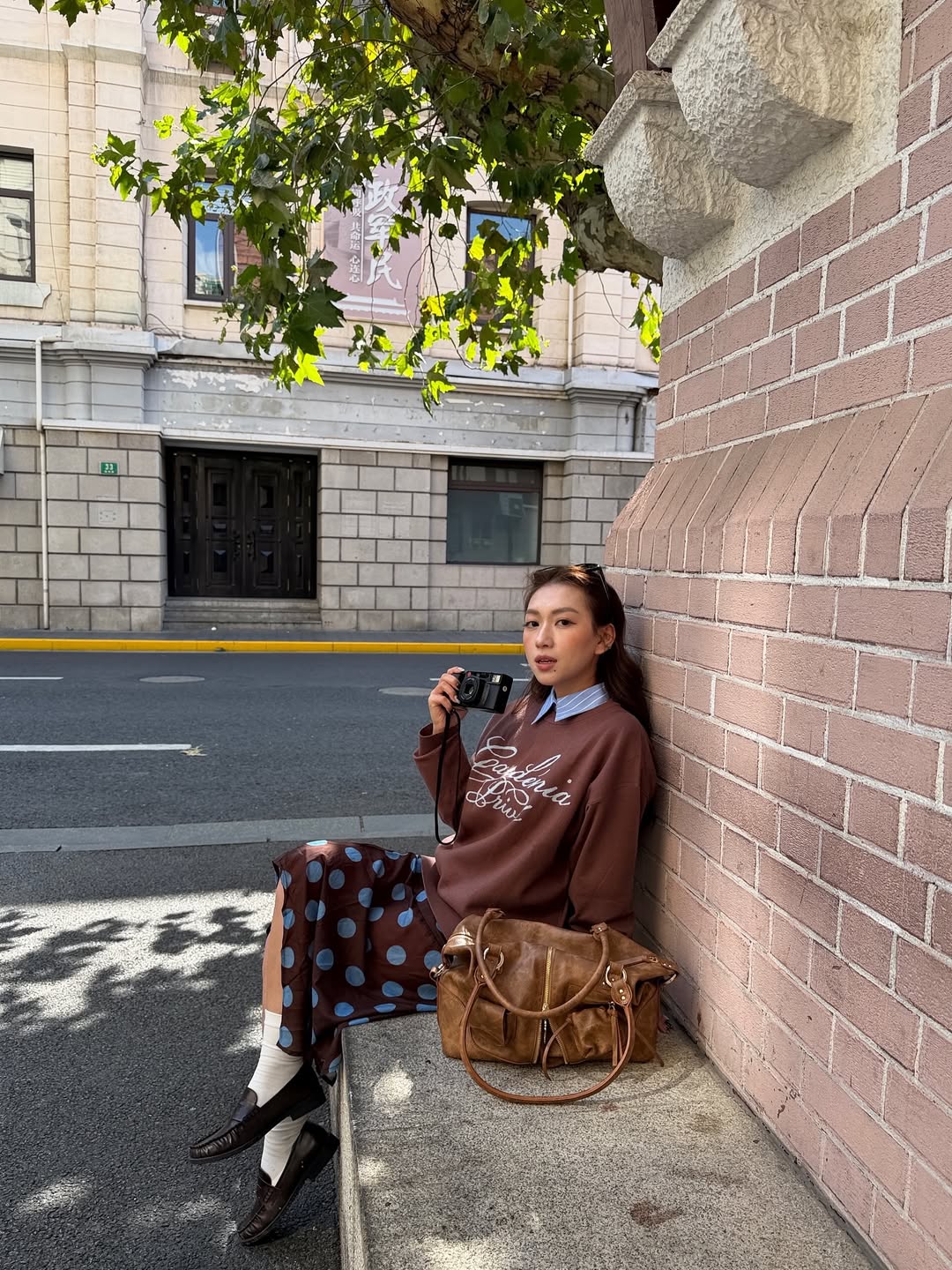 DVRK PRIVÉ GARDENIA LOGO SWEATER - BROWN 7