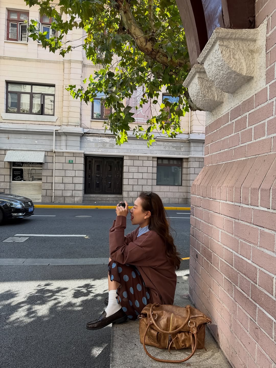 DVRK PRIVÉ GARDENIA LOGO SWEATER - BROWN 5