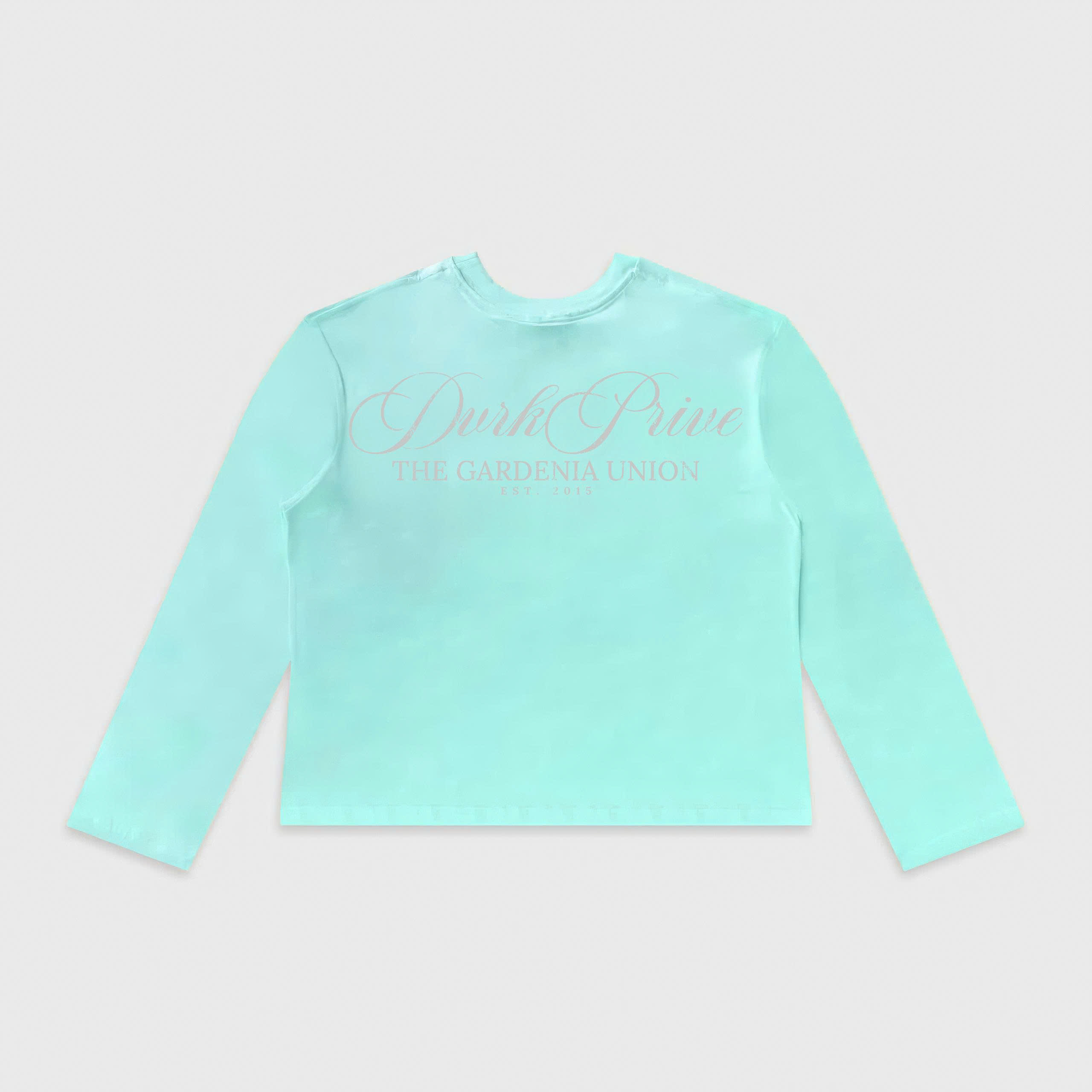 DVRK PRIVÉ GARDENIA UNION LONGSLEEVES TEE - TIFFANY 1