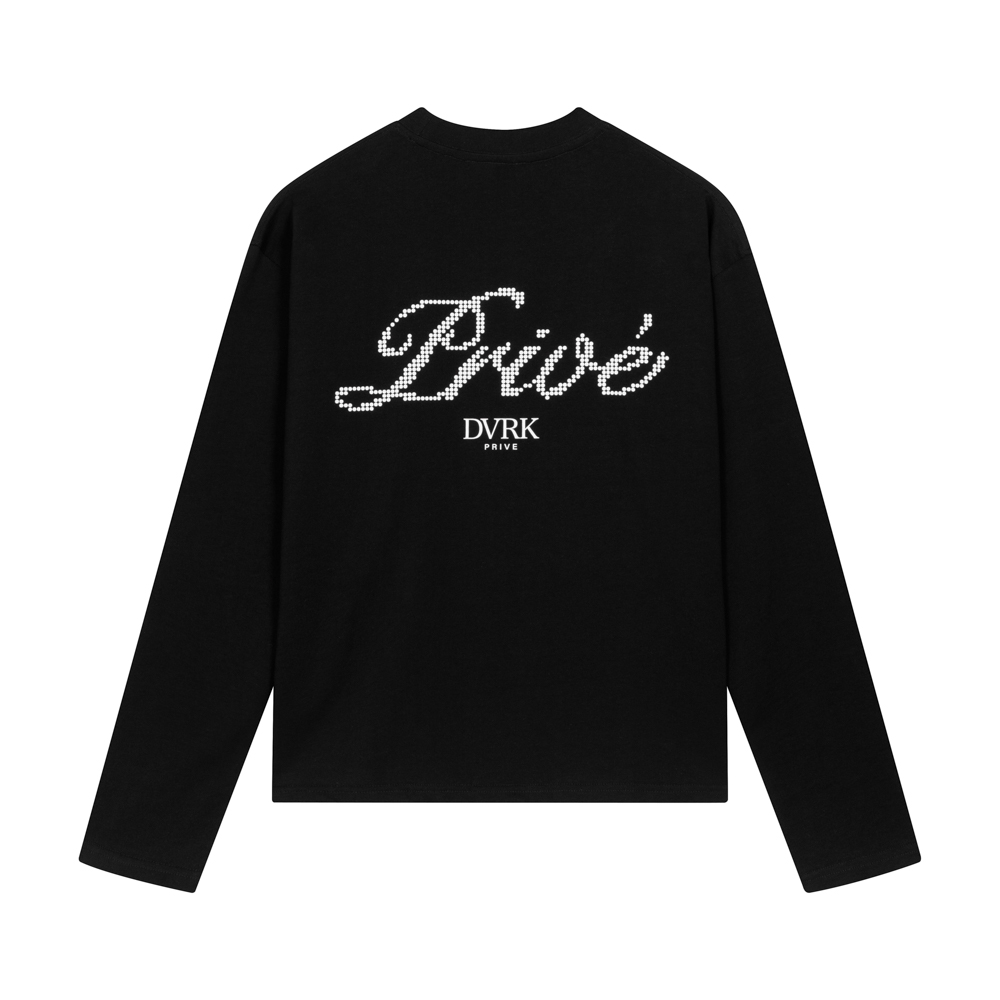 DVRK PRIVÉ KNIGHT DOT LONGSLEEVE - BLACK 2