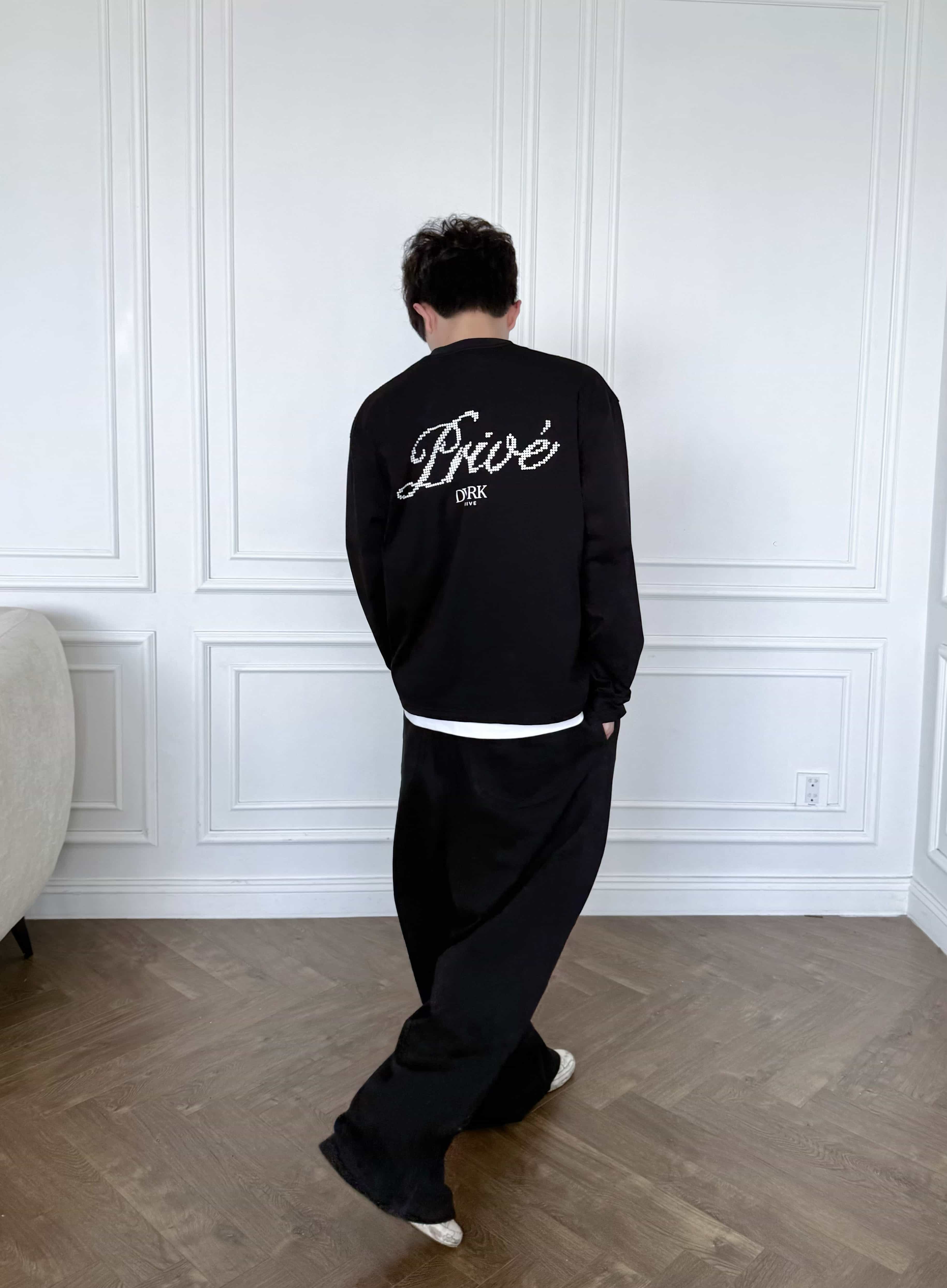 DVRK PRIVÉ KNIGHT DOT LONGSLEEVE - BLACK