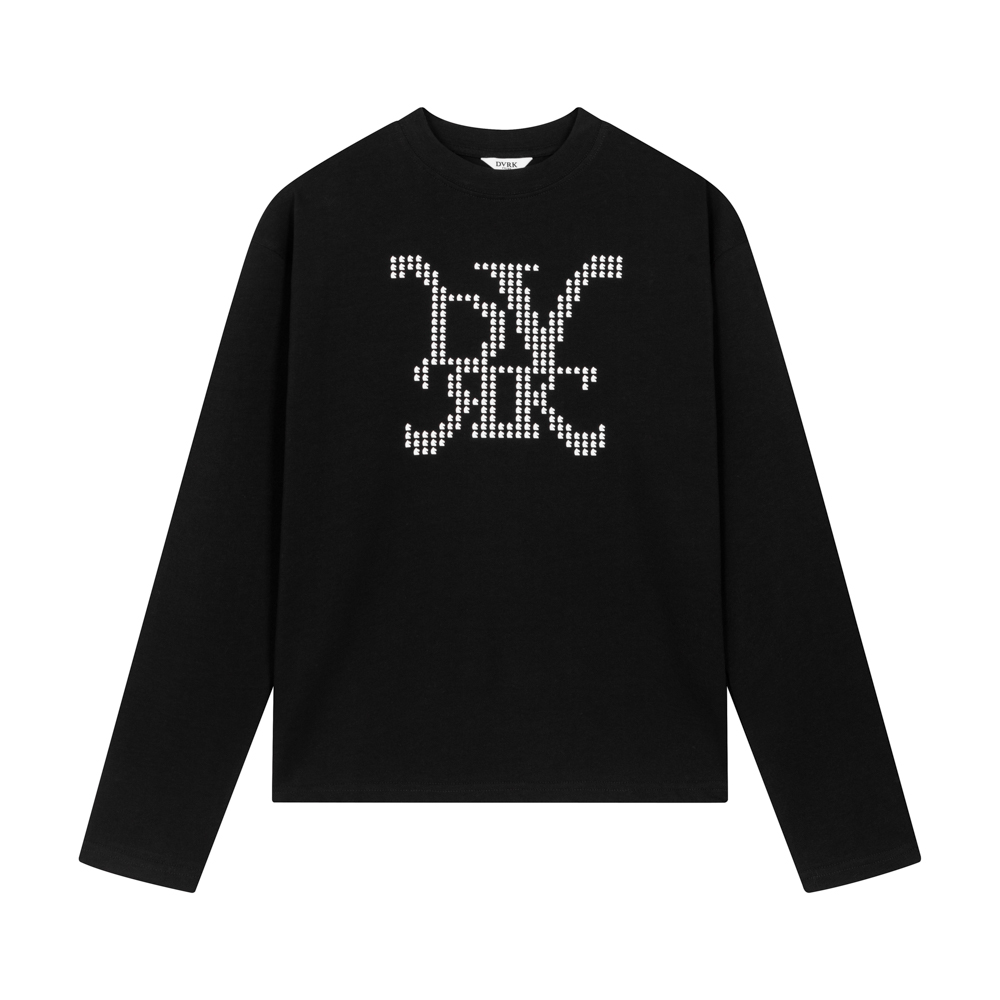 DVRK PRIVÉ KNIGHT DOT LONGSLEEVE - BLACK