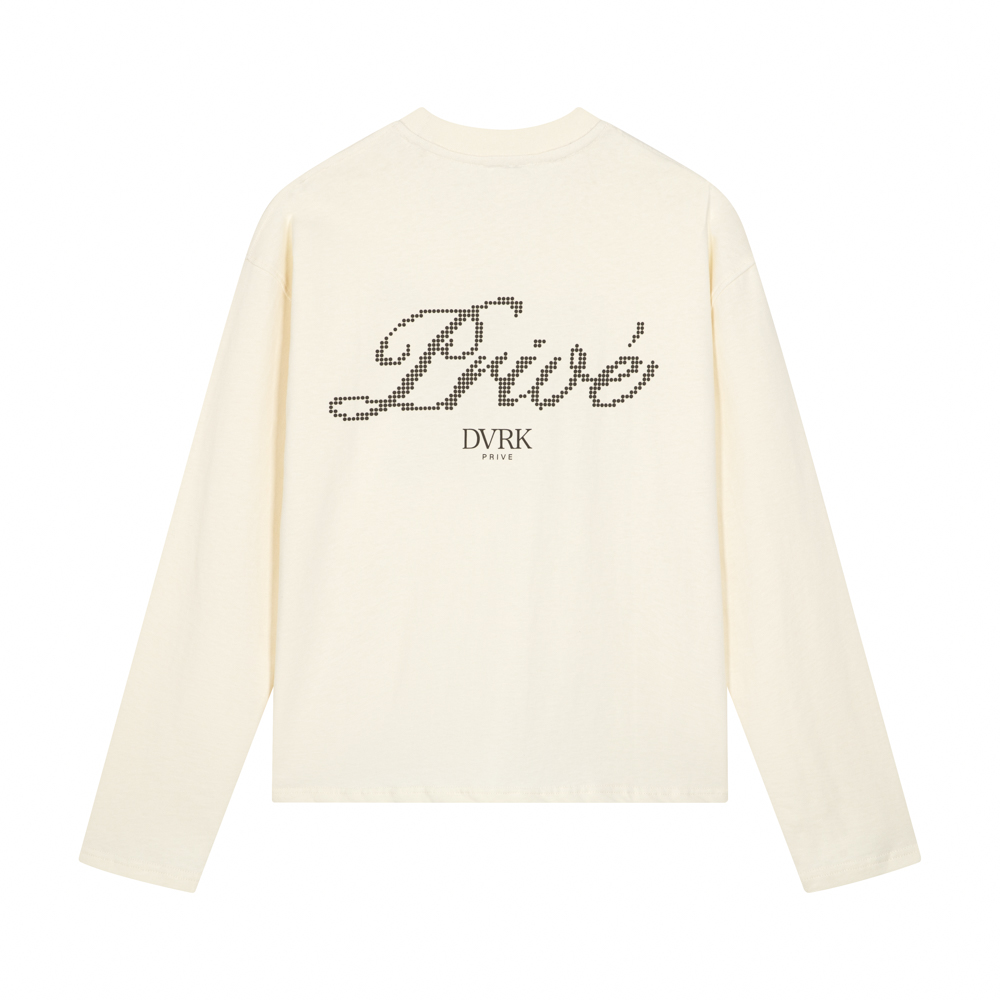 DVRK PRIVÉ KNIGHT DOT LONGSLEEVE - CREAM 2