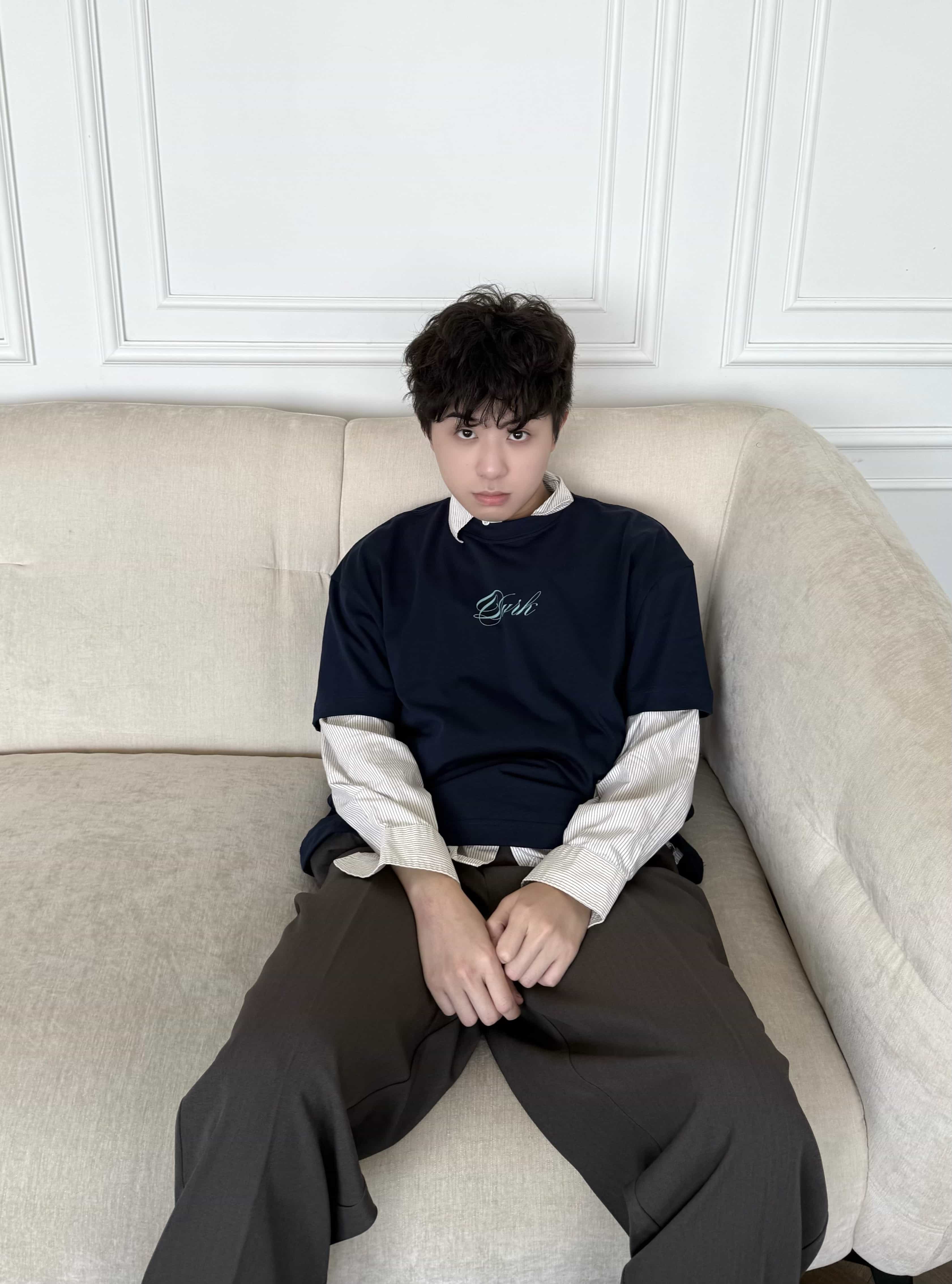DVRK PRIVÉ KNIGHT DOT TSHIRT - DARK BLUE 5