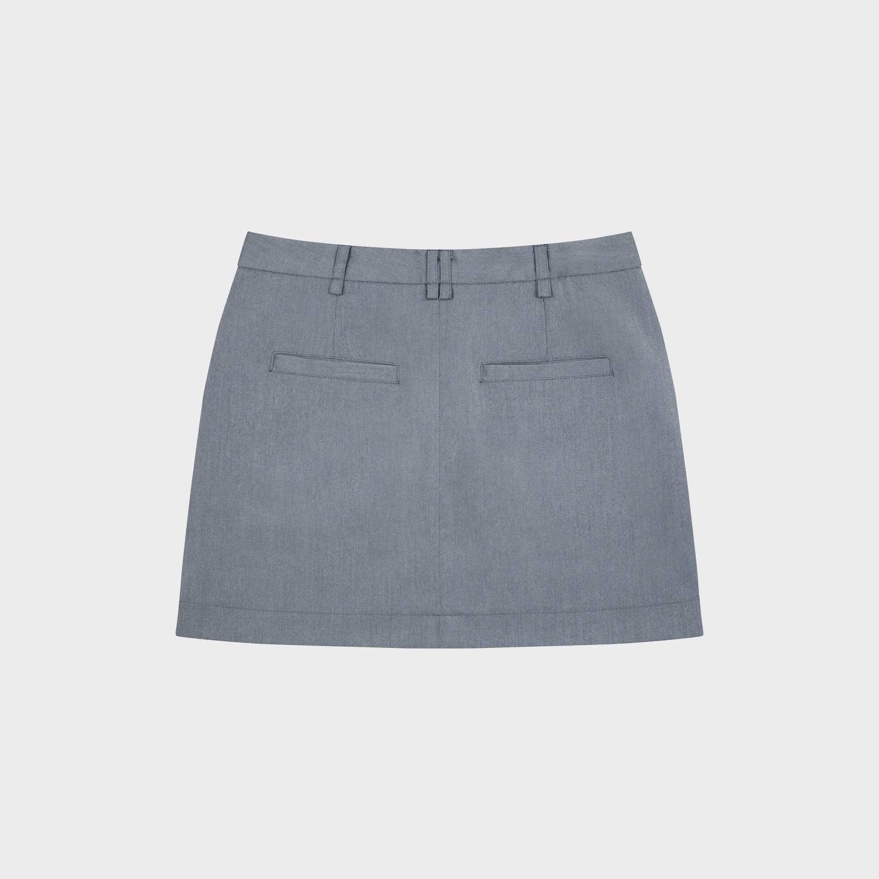 DVRK PRIVÉ MINI SKIRT - GREY 2