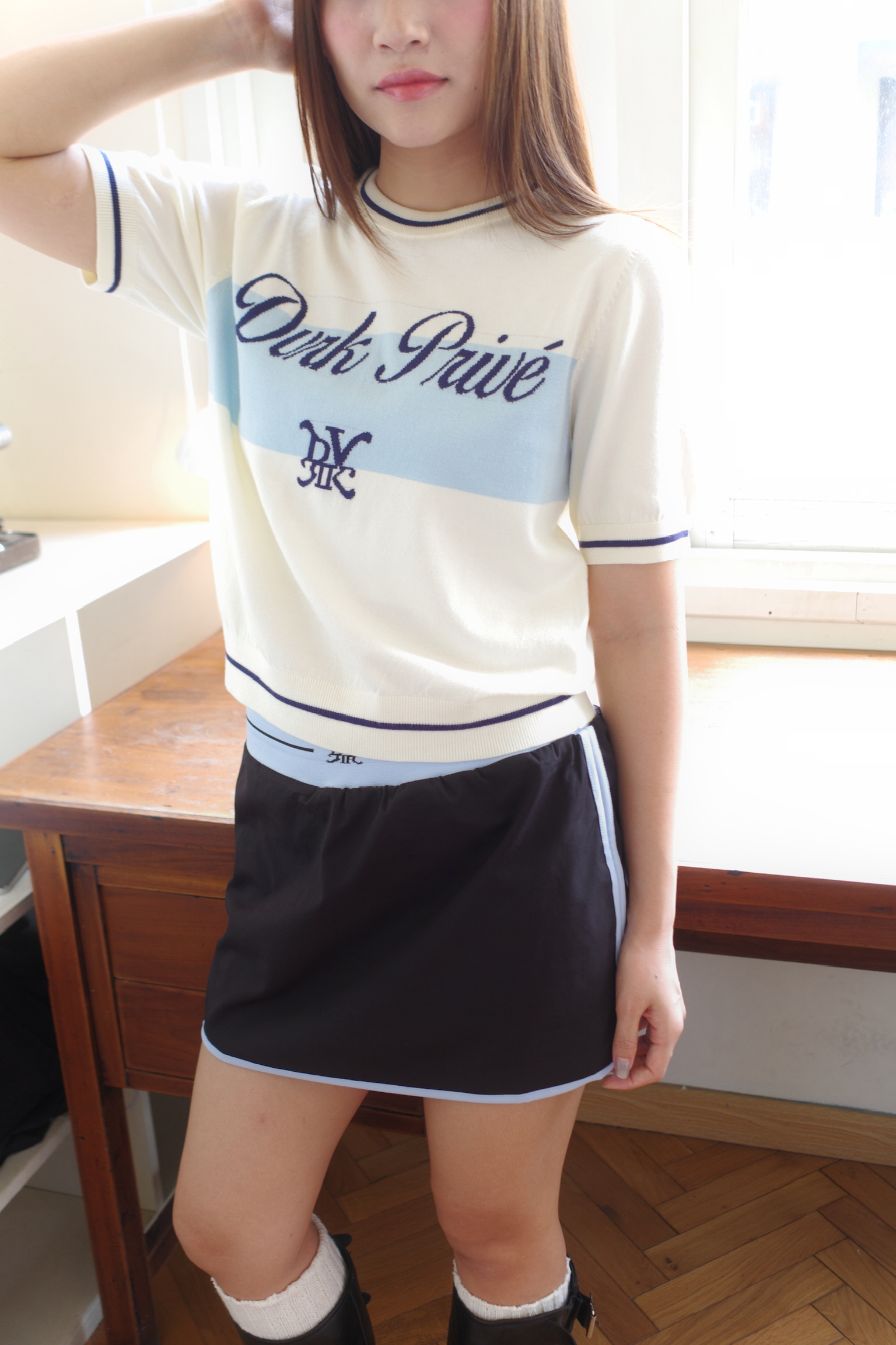 DVRK PRIVÉ MINISKIRT - BLACK