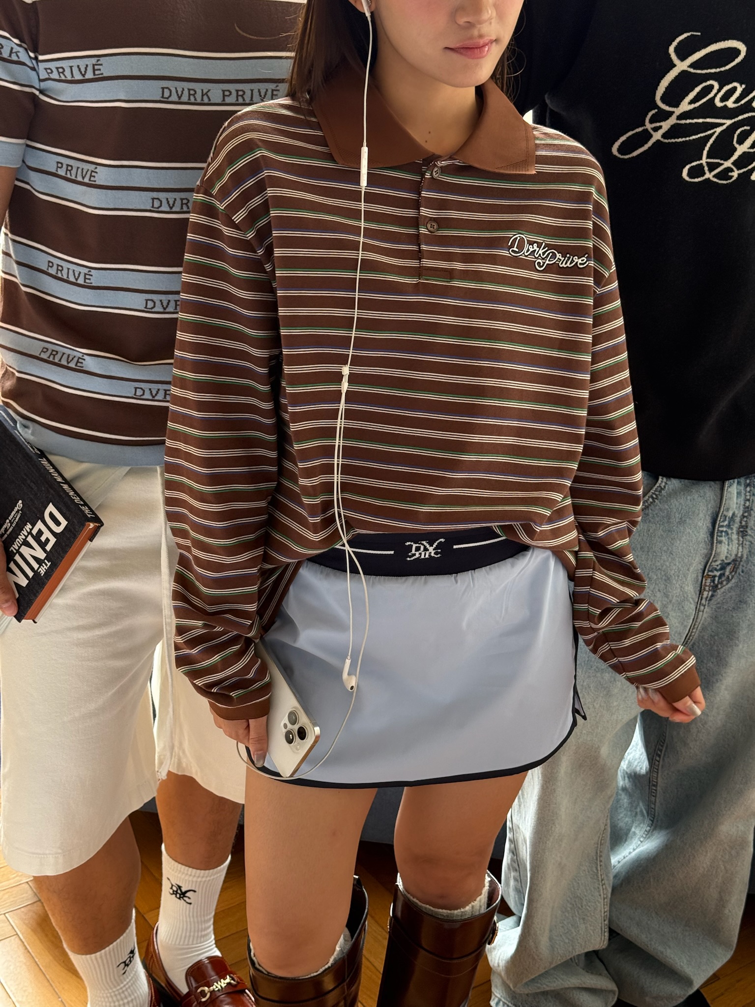 DVRK PRIVÉ MINISKIRT - LIGHT BLUE 8