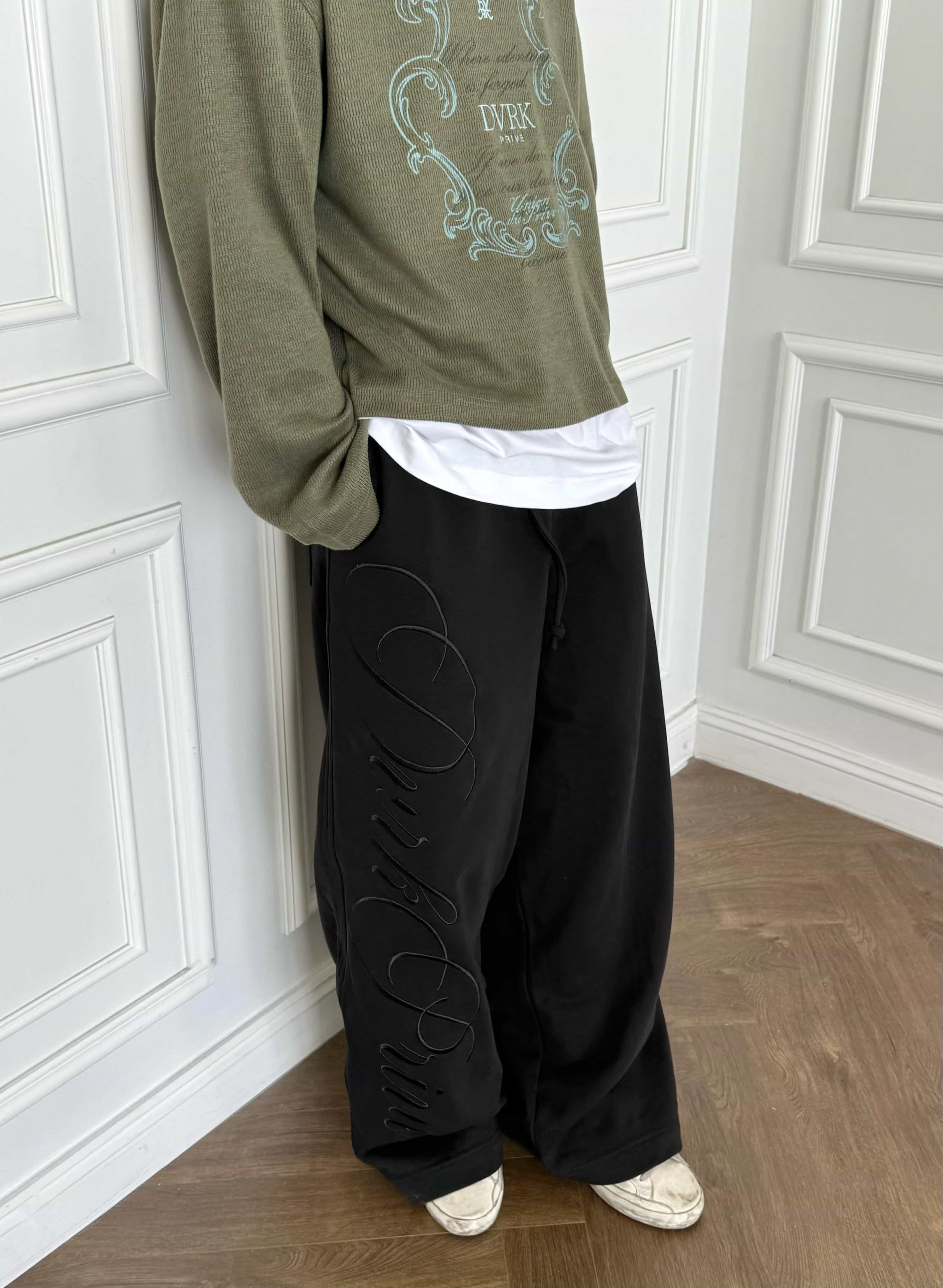 DVRK PRIVÉ ORNATE FRAME KNIT LONGSLEEVE - GREEN 14