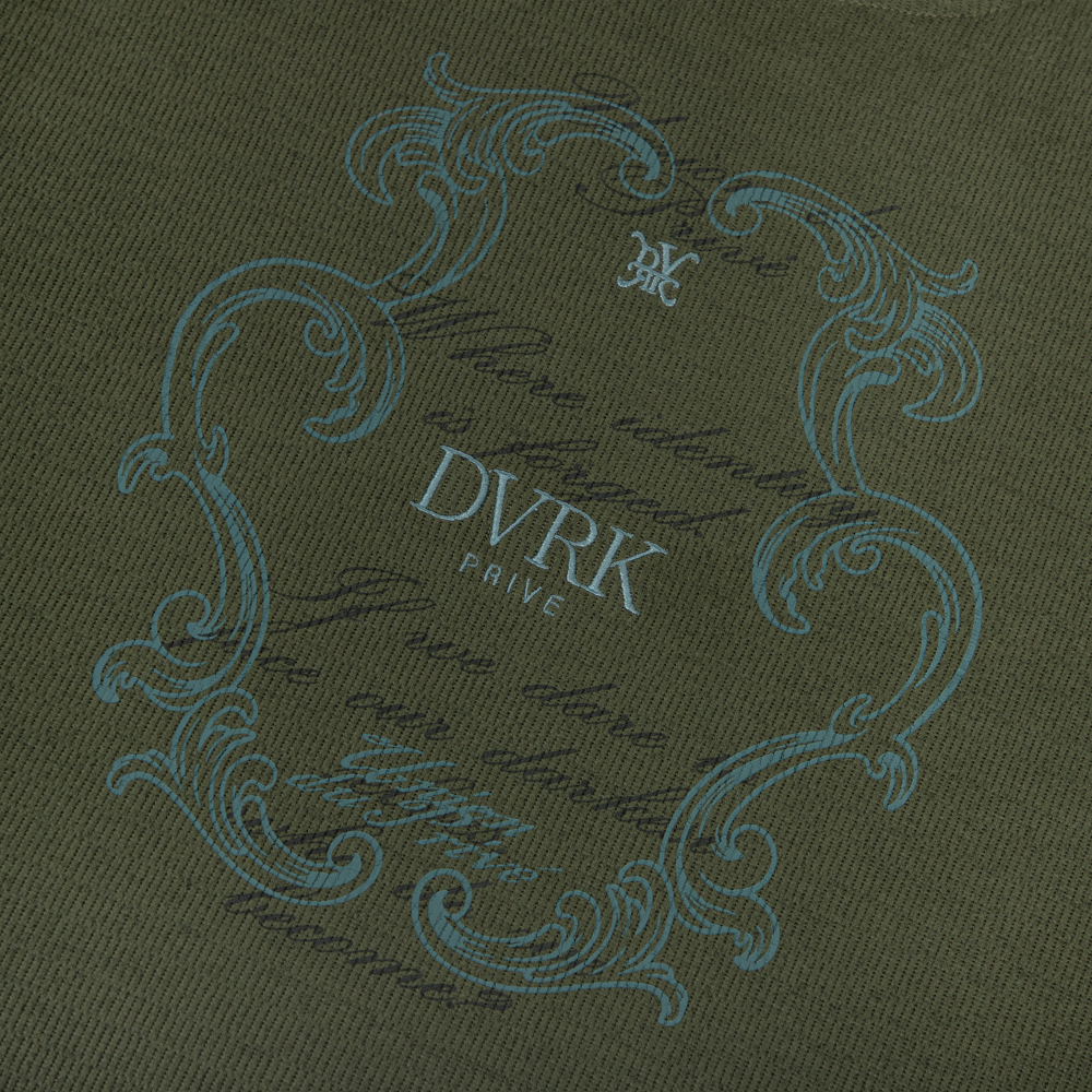 DVRK PRIVÉ ORNATE FRAME KNIT LONGSLEEVE - GREEN 16