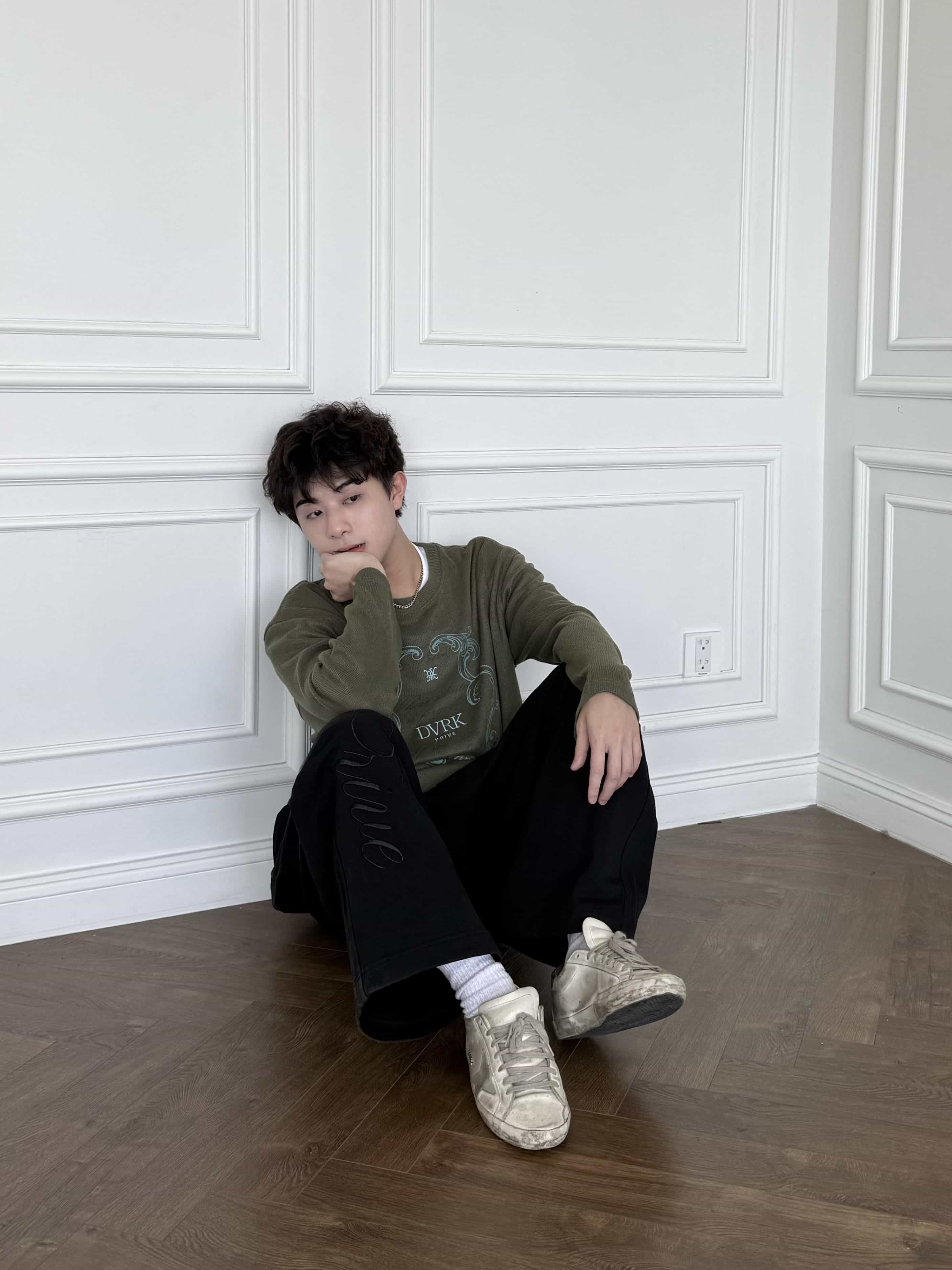 DVRK PRIVÉ ORNATE FRAME KNIT LONGSLEEVE - GREEN 4