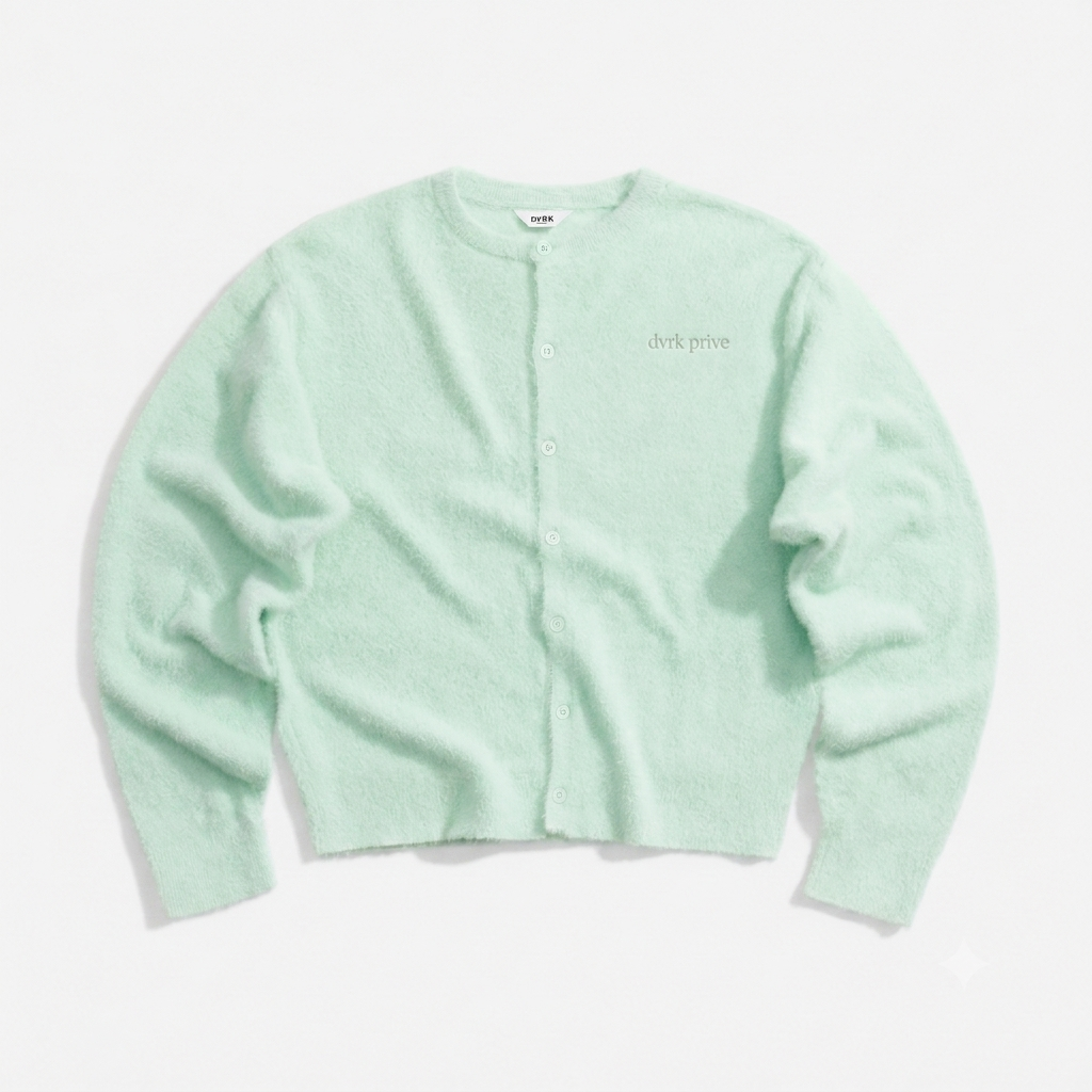 FUZZY CARDIGAN - TIFFANY - M 2