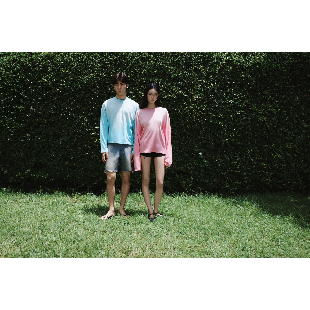 LAUREL WASHED LONGSLEEVE - PINK