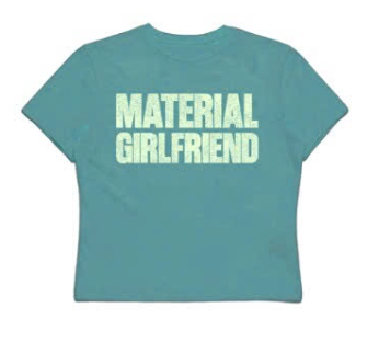 MATERIAL GF BABY TEE - BLUE - BLUE - S 1