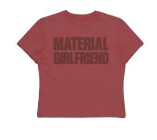 MATERIAL GF BABY TEE - RED - RED - S 1
