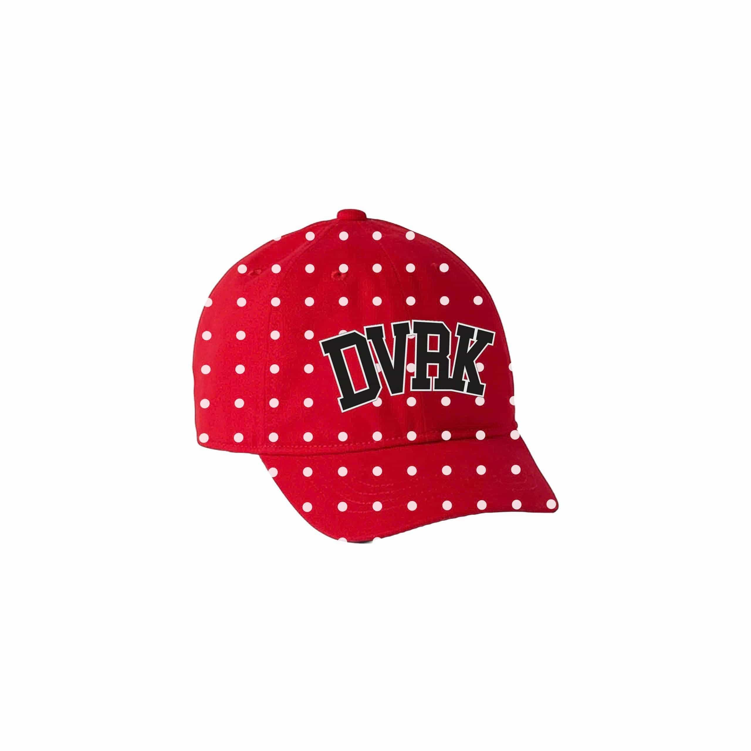 POLKA DOT CAP - RED