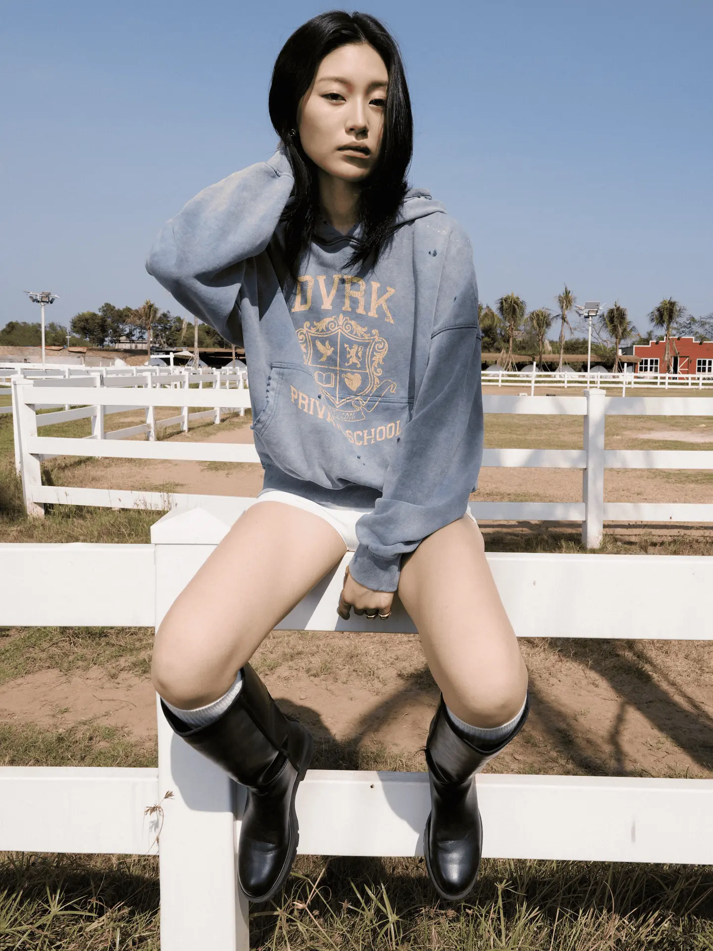PRIVATE SCHOOL HOODIE - BLUE 4