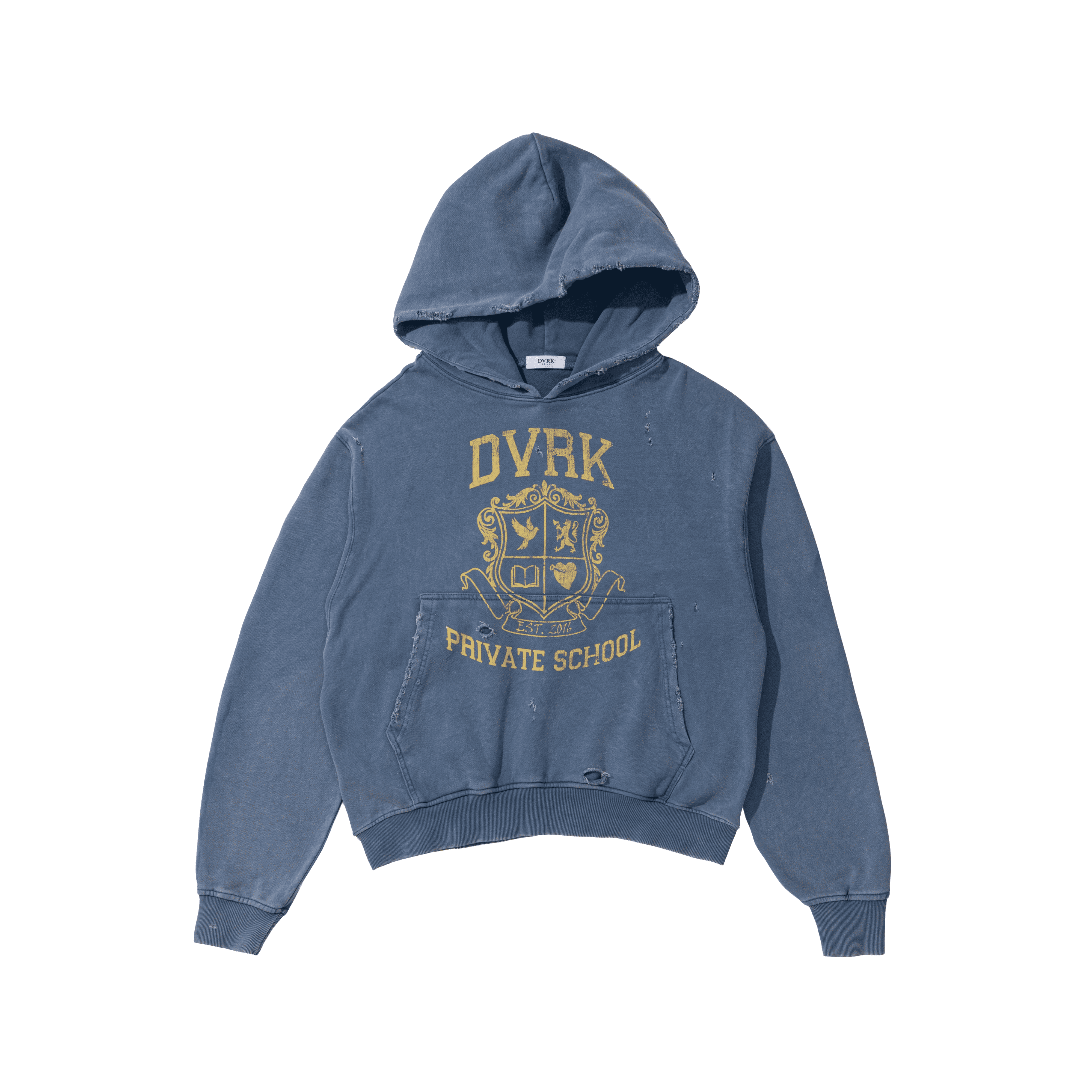 PRIVATE SCHOOL HOODIE - BLUE