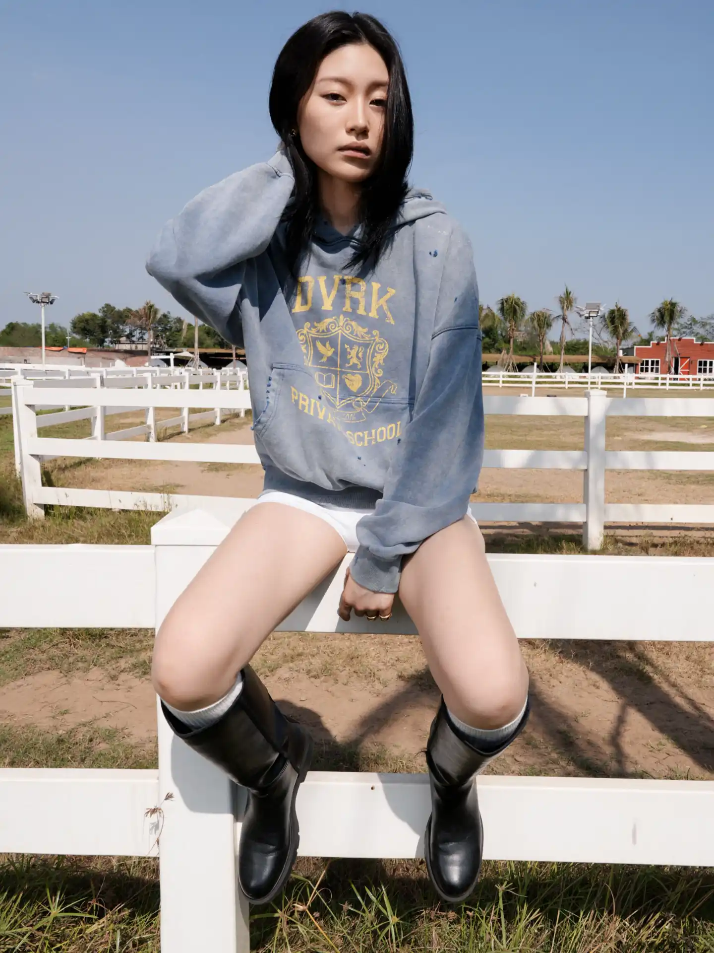 PRIVATE SCHOOL HOODIE - BLUE