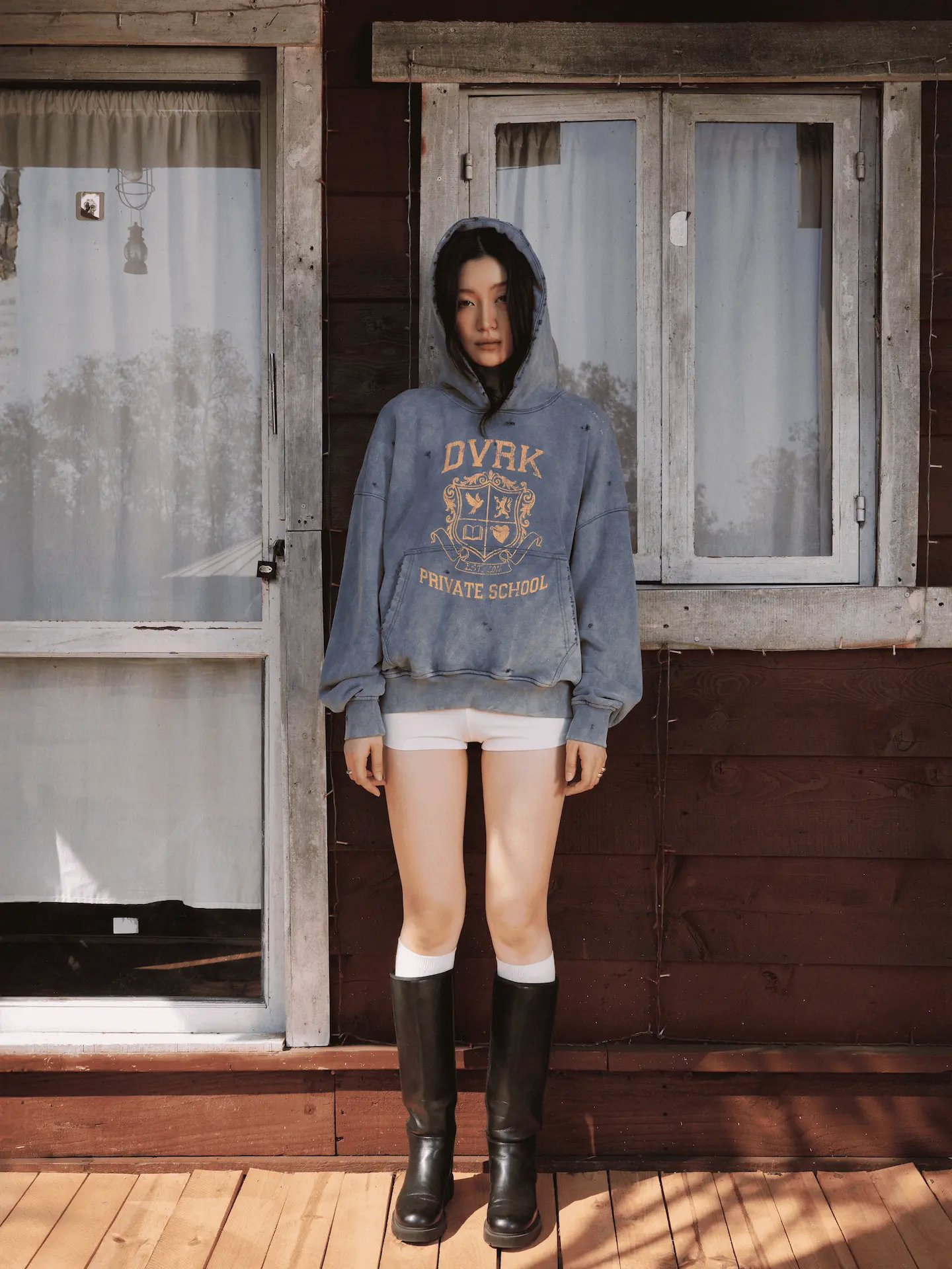 PRIVATE SCHOOL HOODIE - BLUE 3
