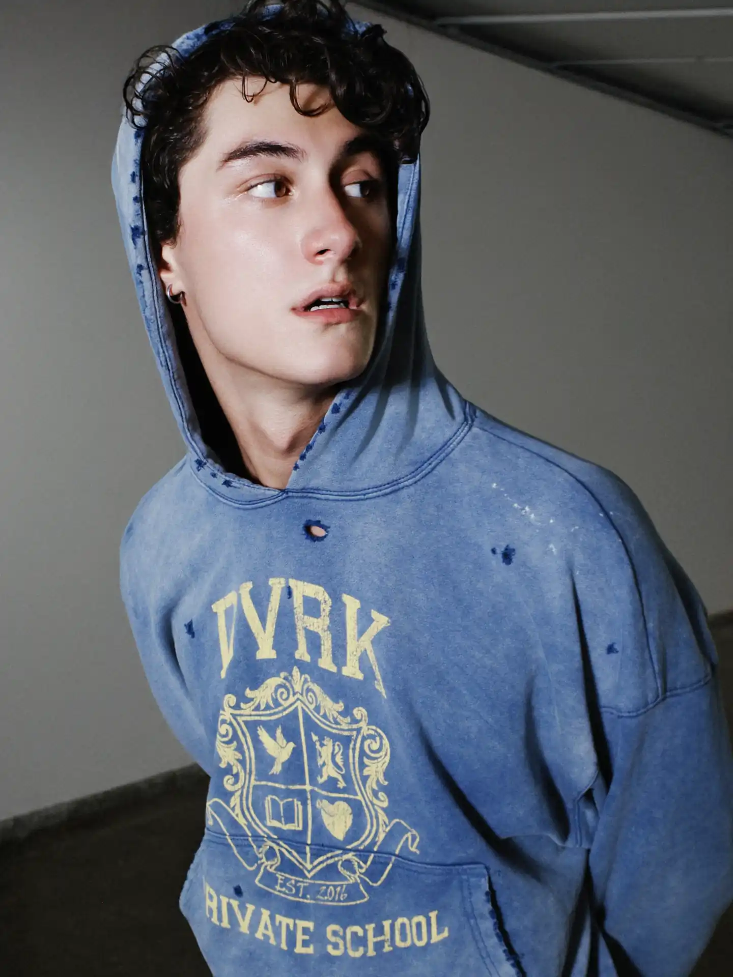 PRIVATE SCHOOL HOODIE - BLUE 6
