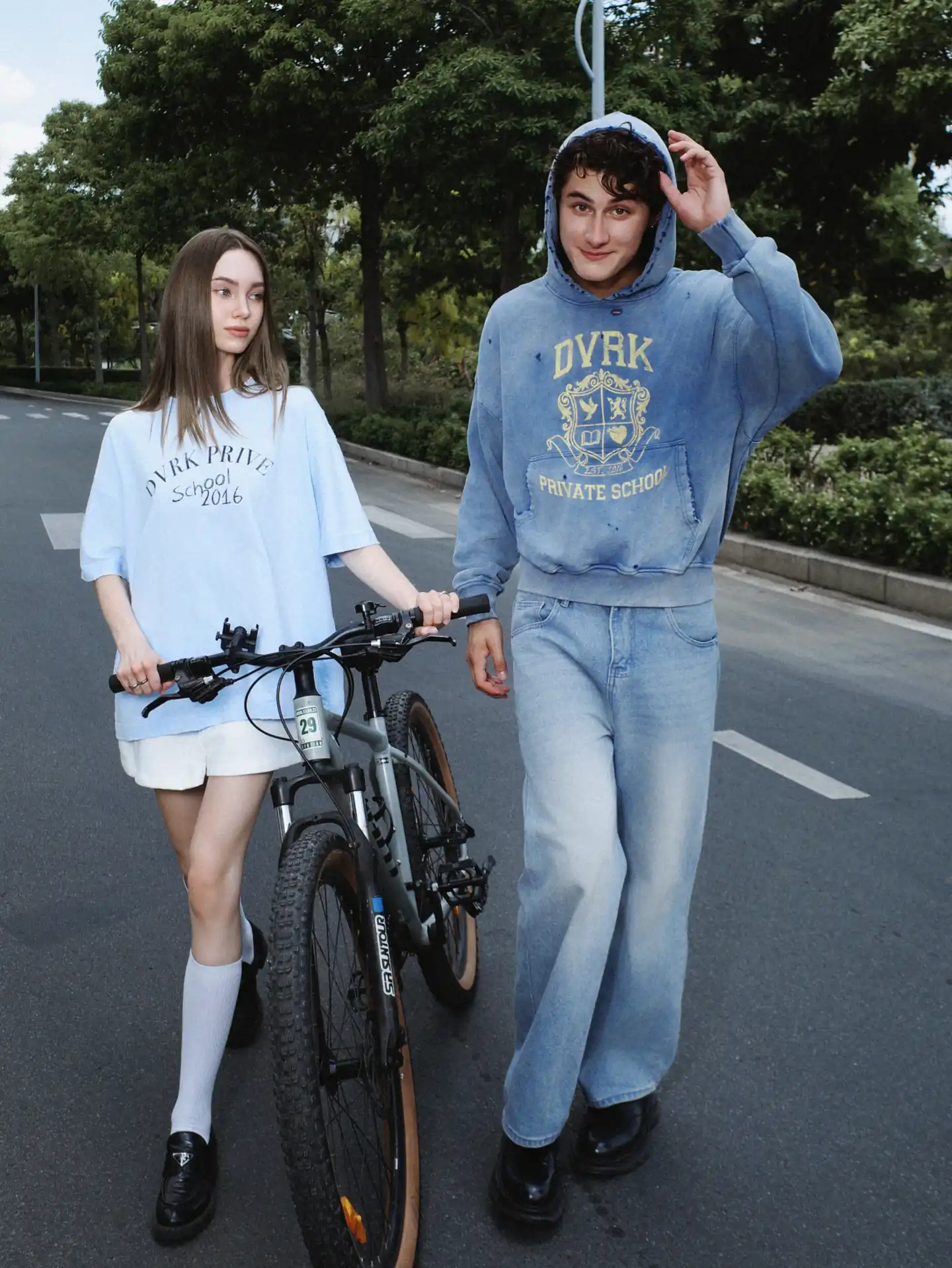 PRIVATE SCHOOL HOODIE - BLUE 7