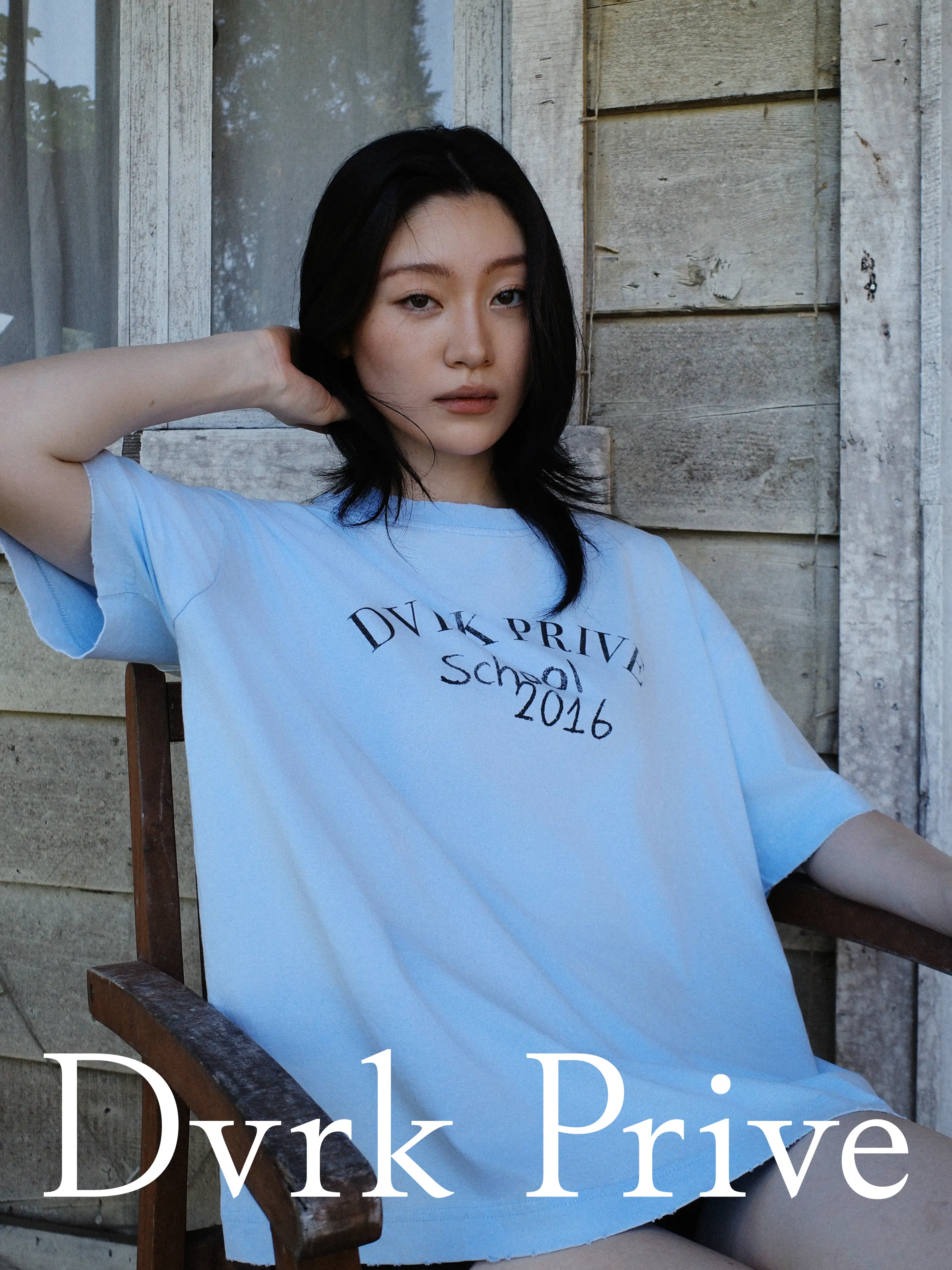 PRIVATE SCHOOL WASH TEE - BABY BLUE 2