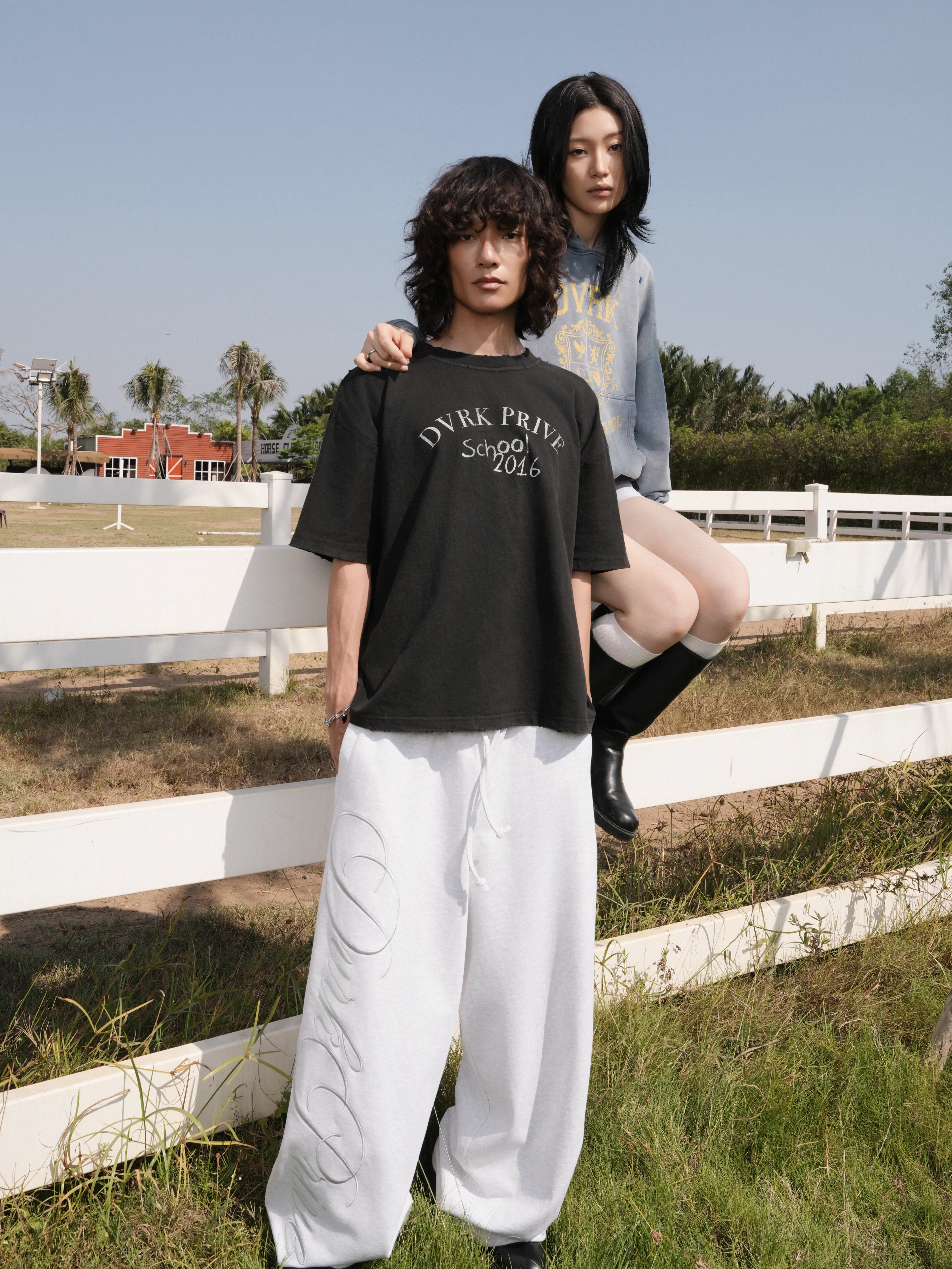 PRIVATE SCHOOL WASH TEE - BLACK 2