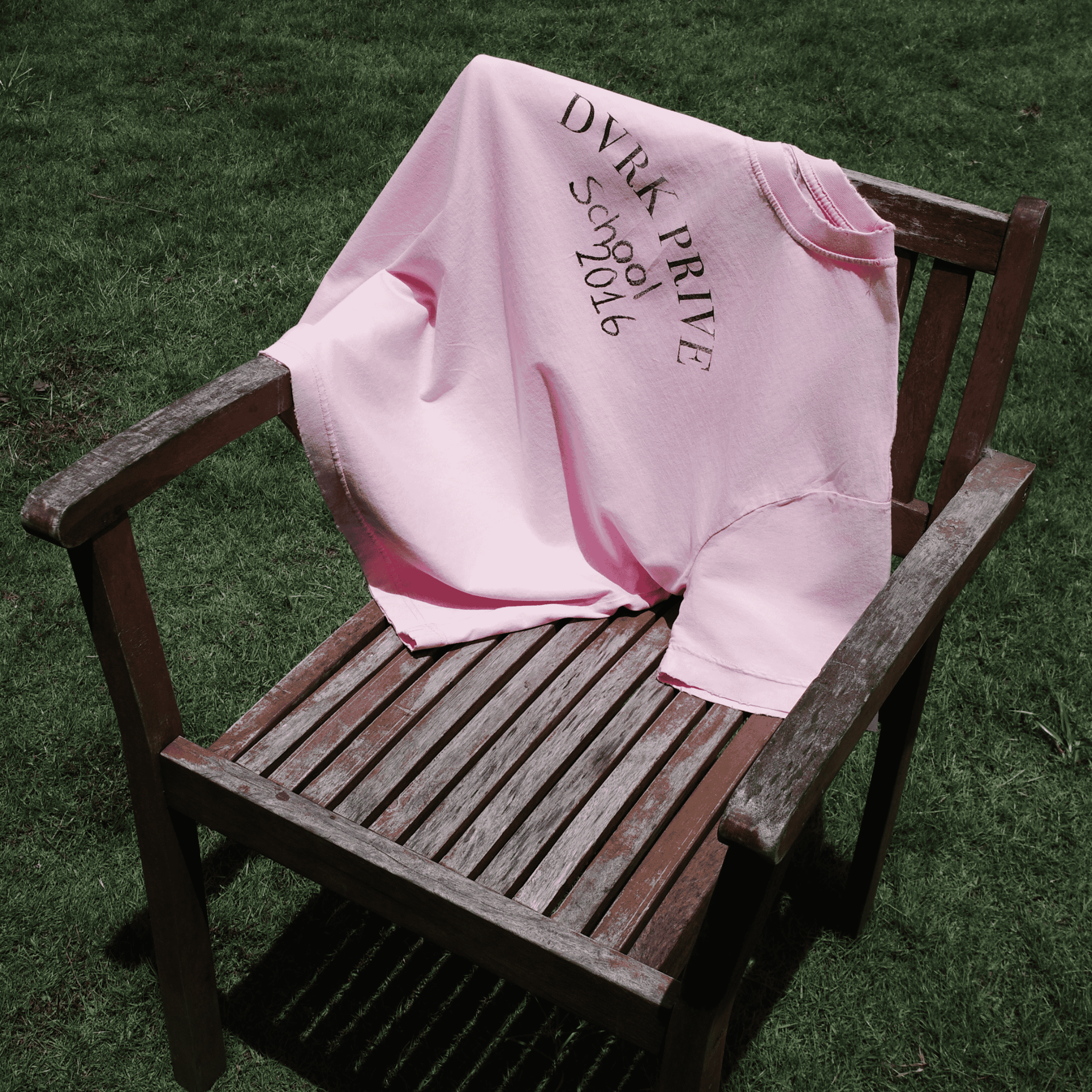 PRIVATE SCHOOL WASH TEE - PINK 5