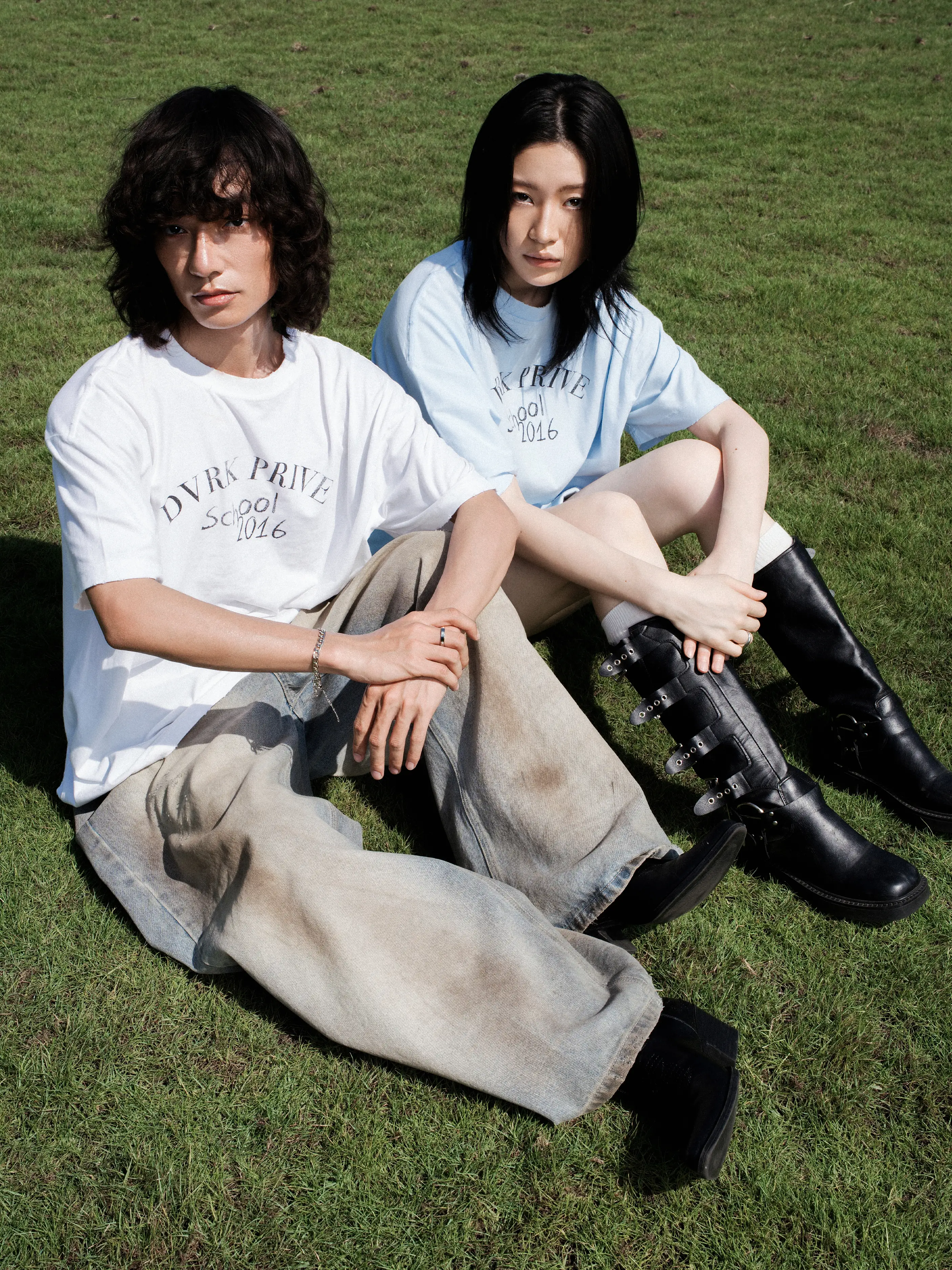 PRIVATE SCHOOL WASH TEE - WHITE